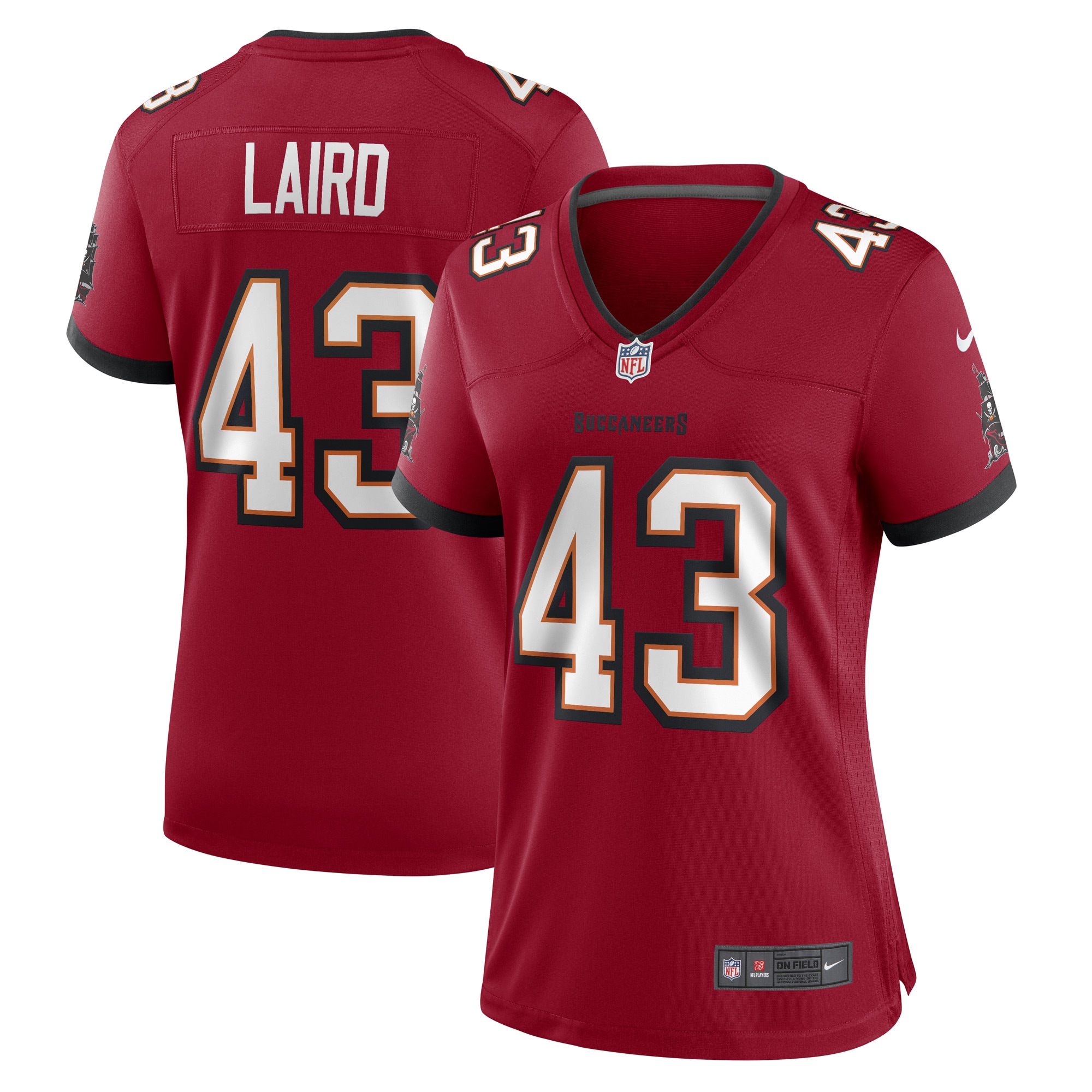 Tampa Bay Buccaneers Patrick Laird Red Game Player Jersey for Youth Women Men - Friend Lounge Store - Shop for All Things Jerseys Sports - PersonalJerseys