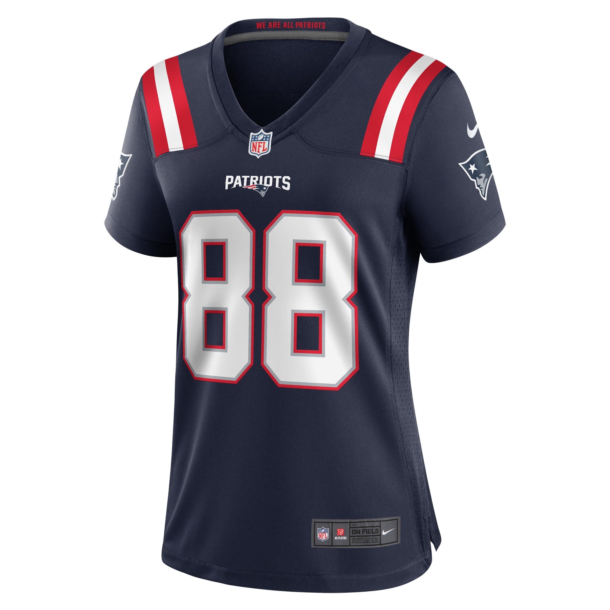 New England Patriots Scotty Washington Navy Home Game Player Jersey for Youth Women Men - Friend Lounge Store - Shop for All Things Jerseys Sports - PersonalJerseys