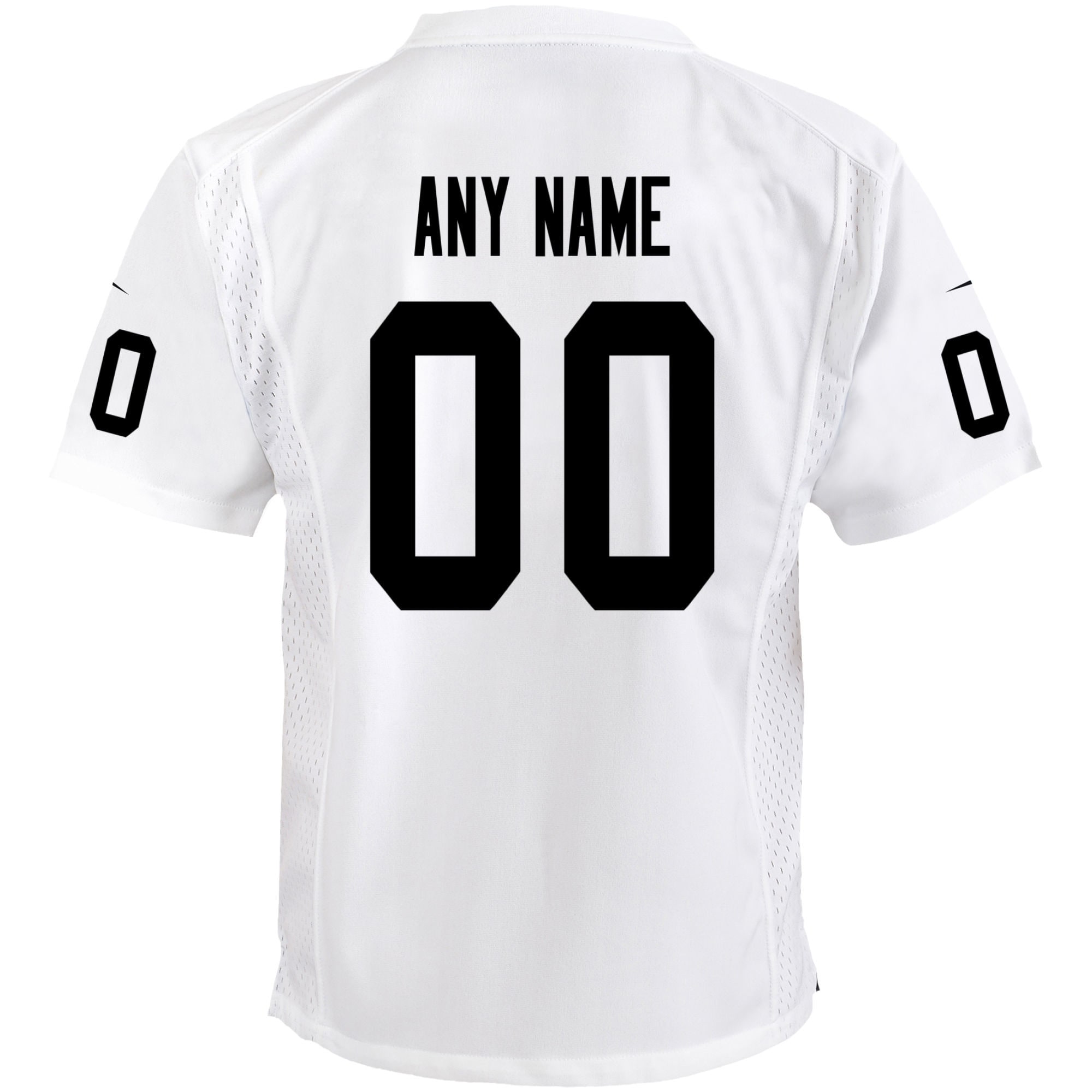 Las Vegas Raiders Nike Youth Team Custom Game Jersey - White - PersonalJerseys
