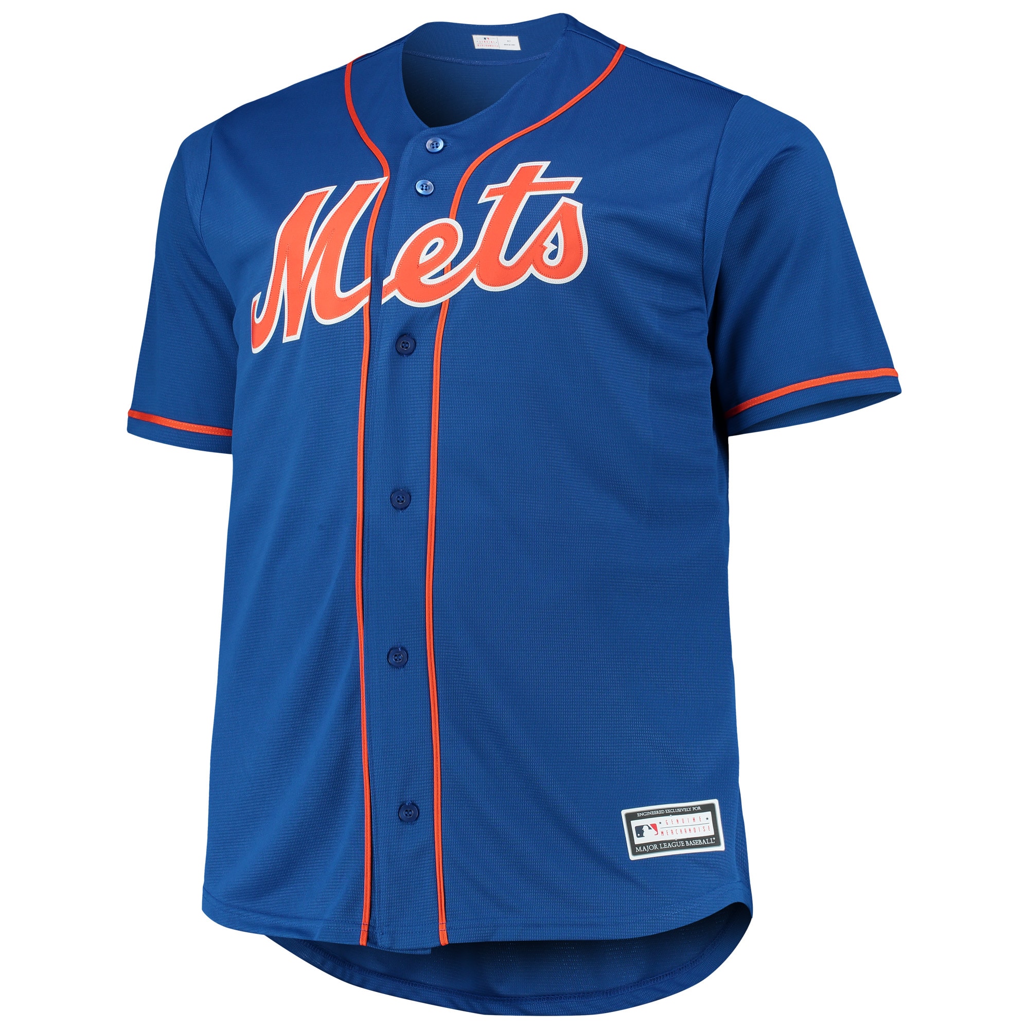 Francisco Lindor New York Mets Big & Tall Replica Player Jersey - Royal - PersonalJerseys