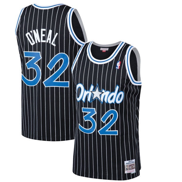 Men's Shaquille O'Neal Orlando Magic 1994-95 Black Swingman Replica Jersey By Mitchell & Ness - Sports Wear Jersey - PersonalJerseys