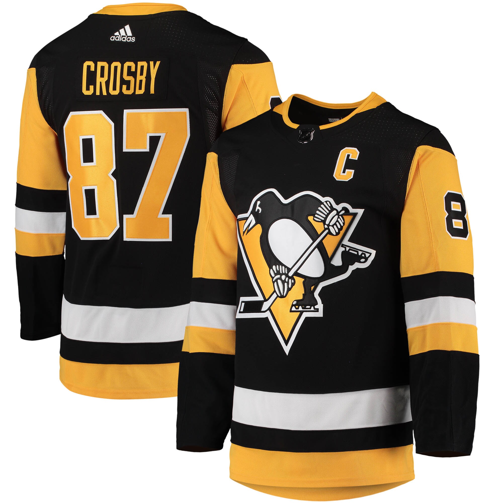 Sidney Crosby Pittsburgh Penguins adidas Home Primegreen Authentic Pro Player Jersey - Black - PersonalJerseys