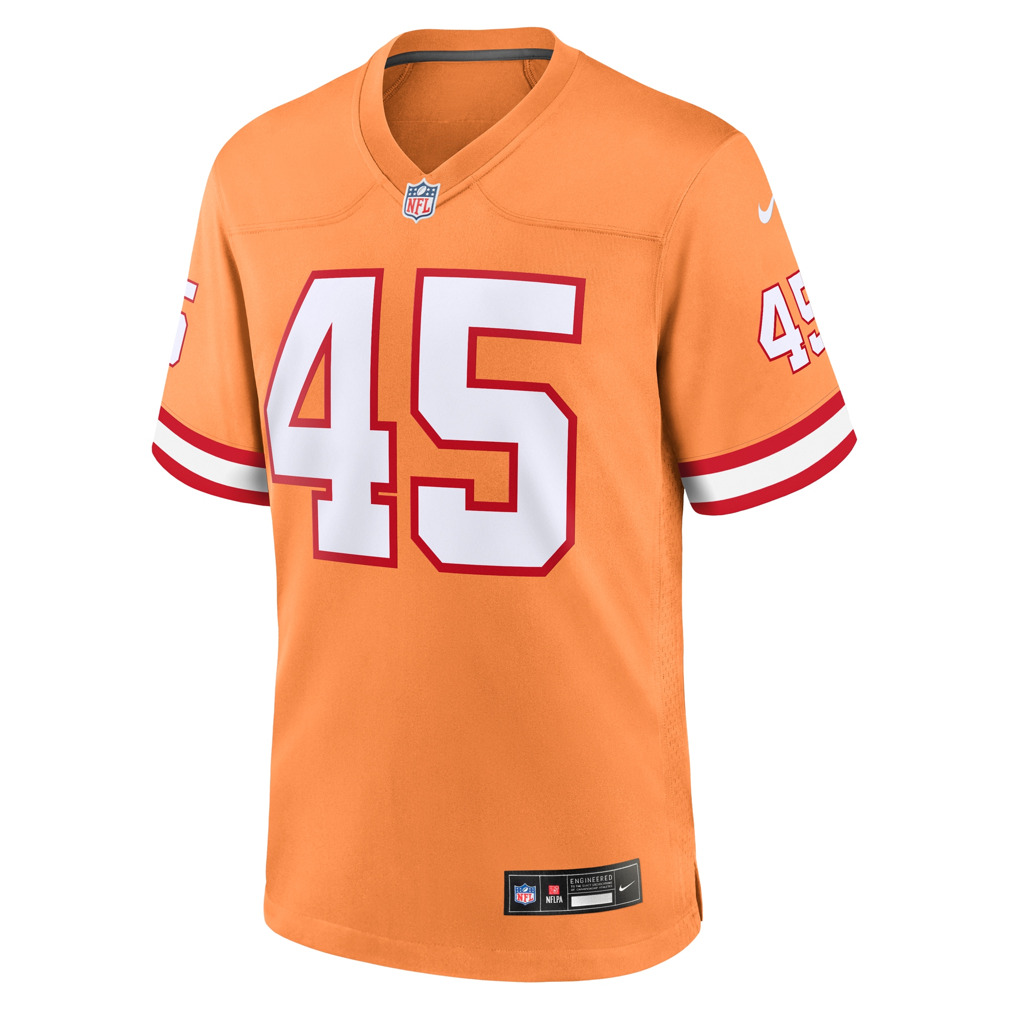 Tampa Bay Buccaneers Devin White Orange Throwback Game Jersey for Youth Women Men - Friend Lounge Store - Shop for All Things Jerseys Sports - PersonalJerseys