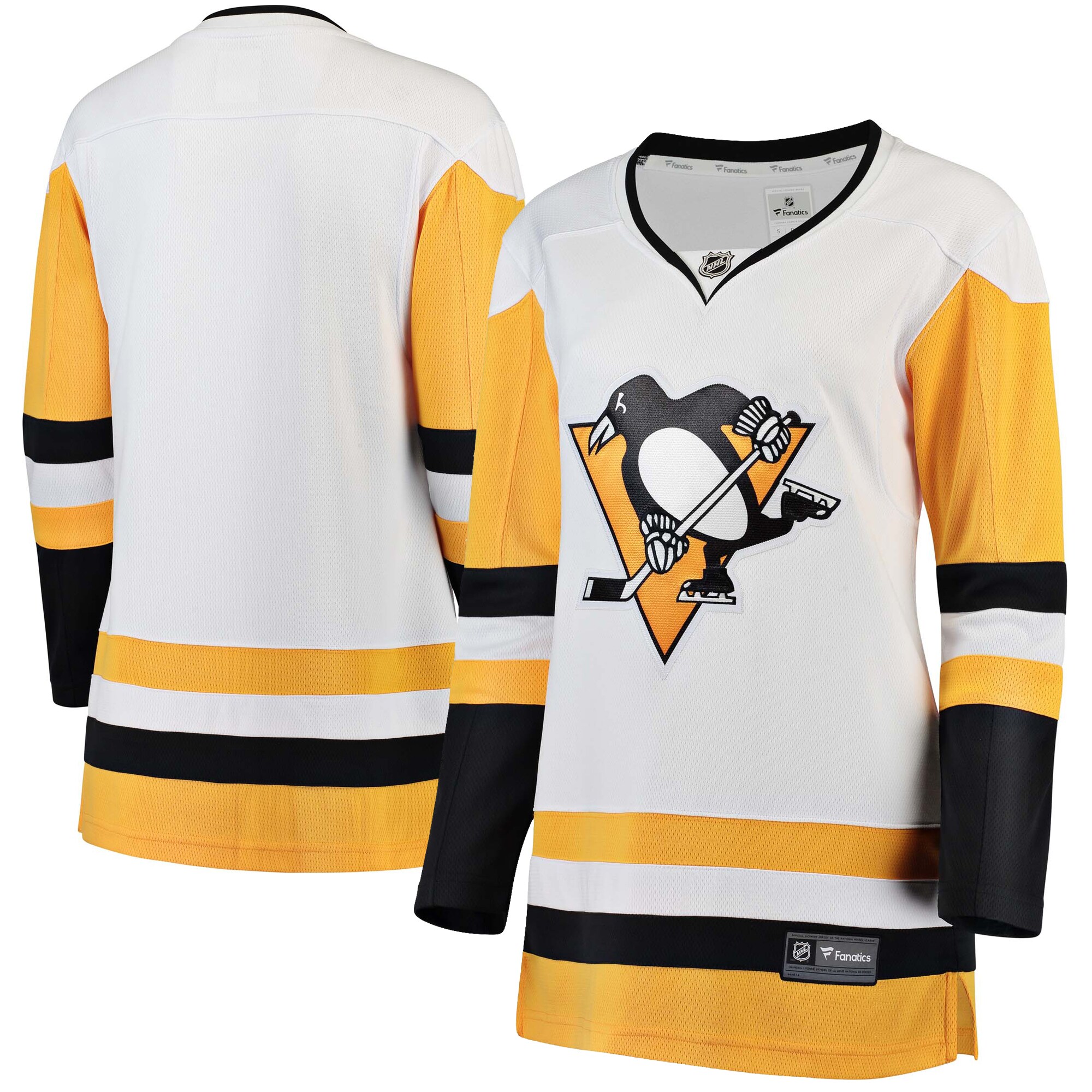 Pittsburgh Penguins Fanatics Branded Women's Away Breakaway Jersey - White - PersonalJerseys