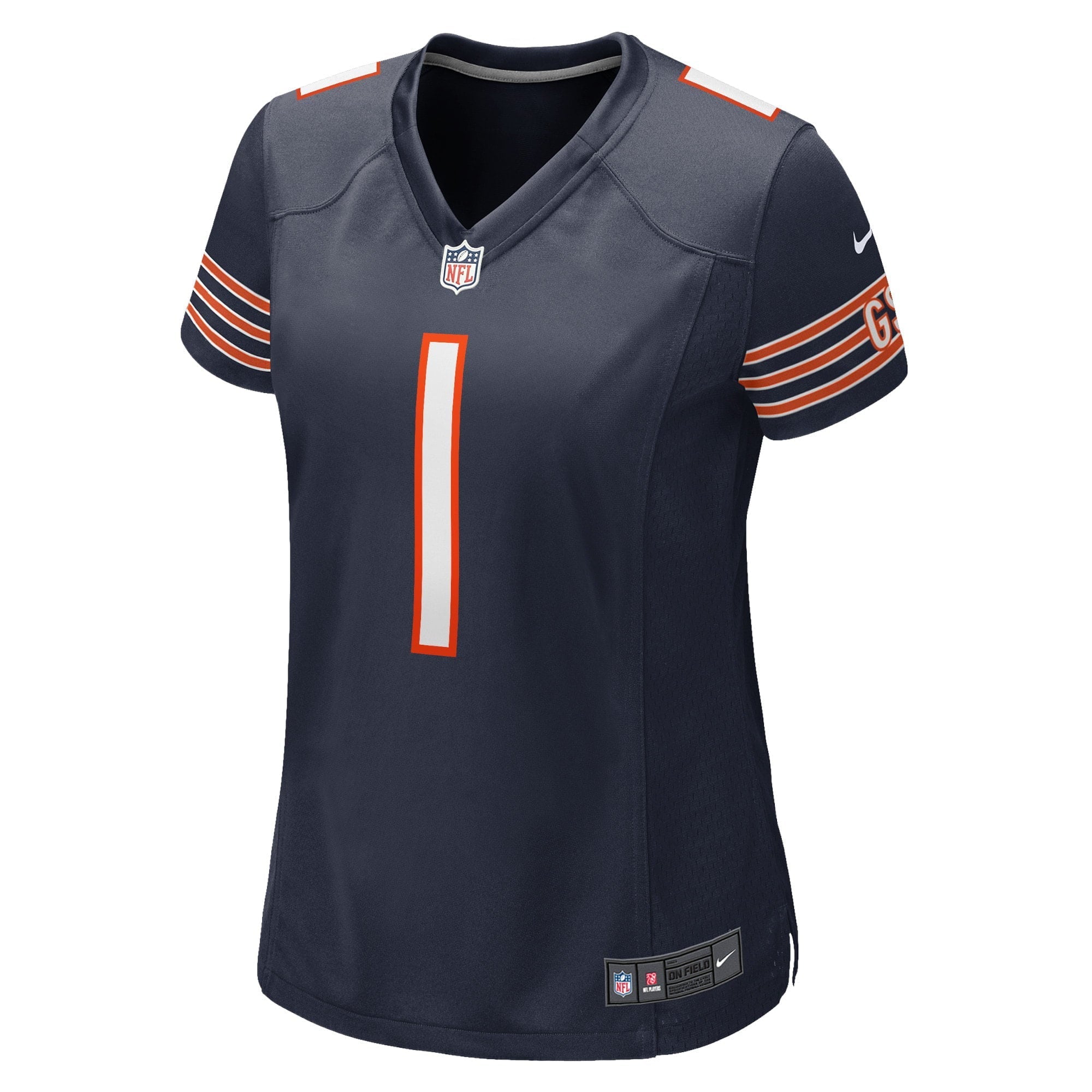 Women's Nike Justin Fields Navy Chicago Bears Player Game Jersey - PersonalJerseys