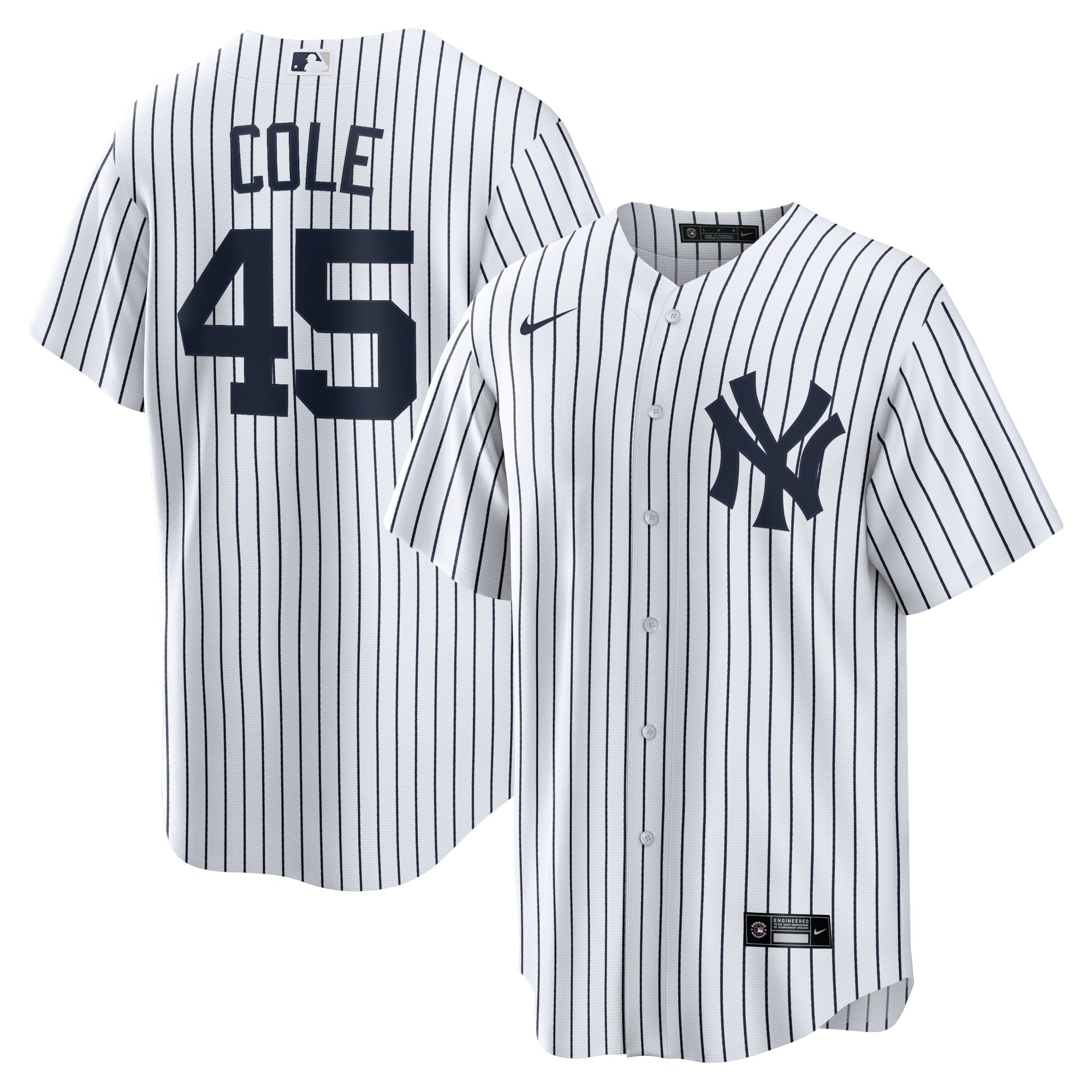 Men's Nike Gerrit Cole White New York Yankees Home Replica Player Name Jersey - PersonalJerseys