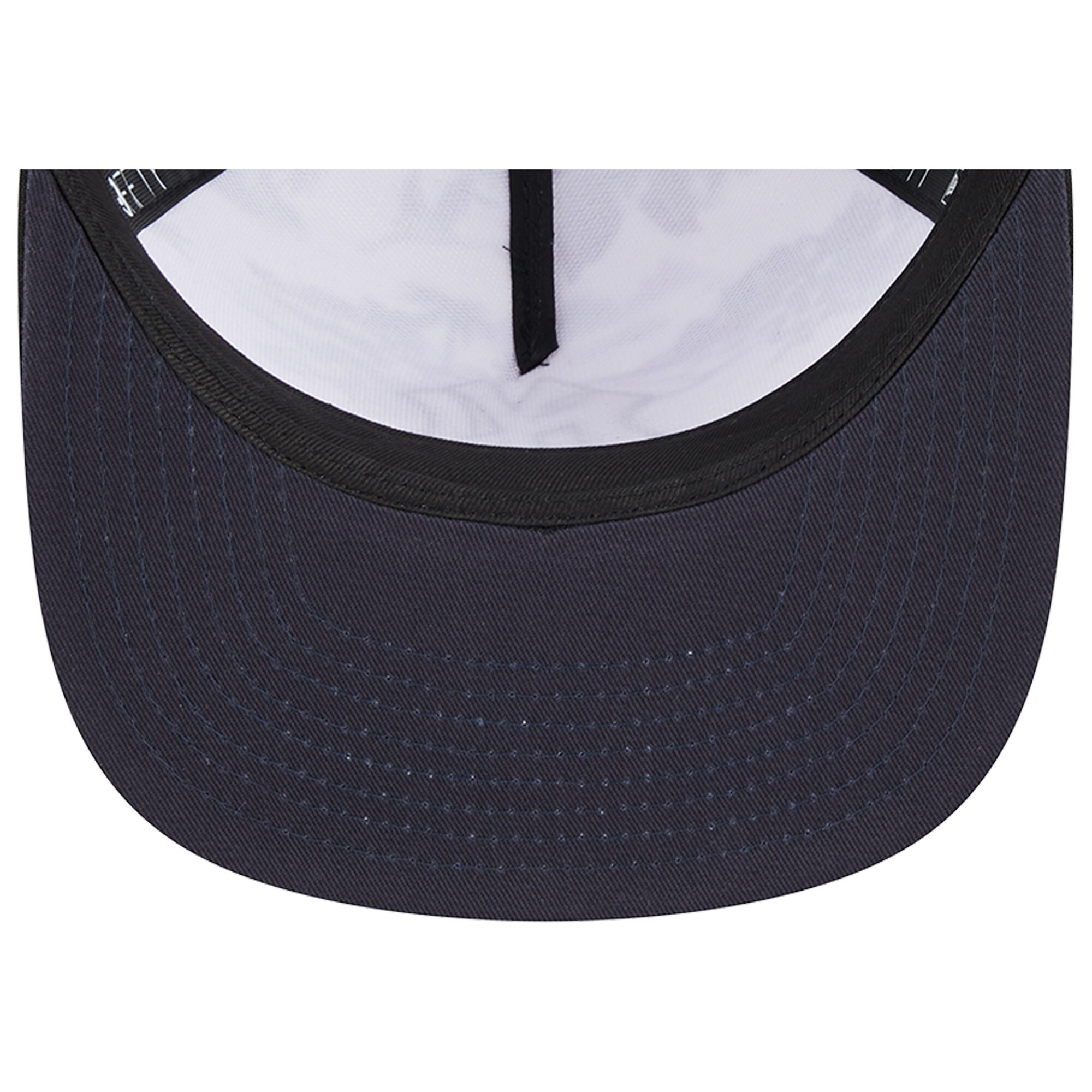 New York Yankees New Era Vacay 2.0 A-Frame Trucker 9FIFTY Snapback Hat - White/Black - PersonalJerseys