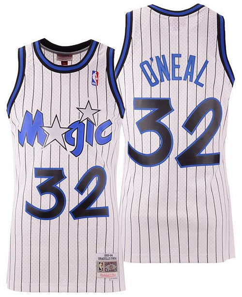 Men's Shaquille O'Neal Orlando Magic 1993-94 White Swingman Replica Jersey By Mitchell & Ness - Sports Wear Jersey - PersonalJerseys