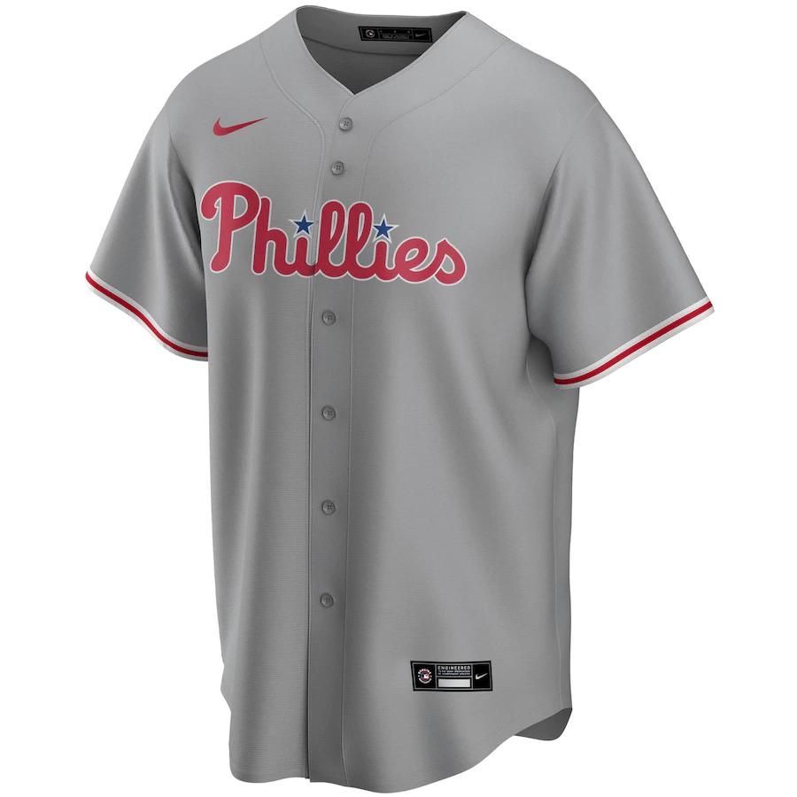 Philadelphia Phillies Road 2020 Team Jersey – Gray - Friend Lounge Store - Shop for All Things Jerseys Sports - PersonalJerseys