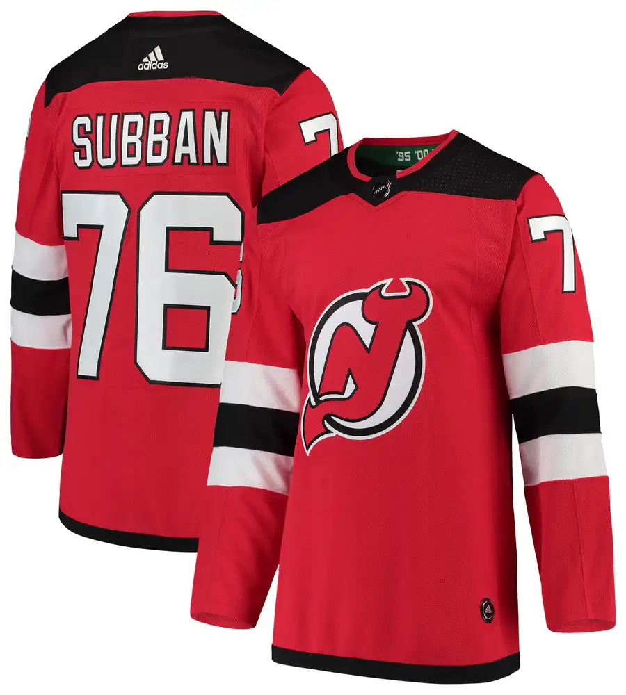 P.K. Subban New Jersey Devils Authentic Player Jersey - Red - Friend Lounge Store - Shop for All Things Jerseys Sports - PersonalJerseys
