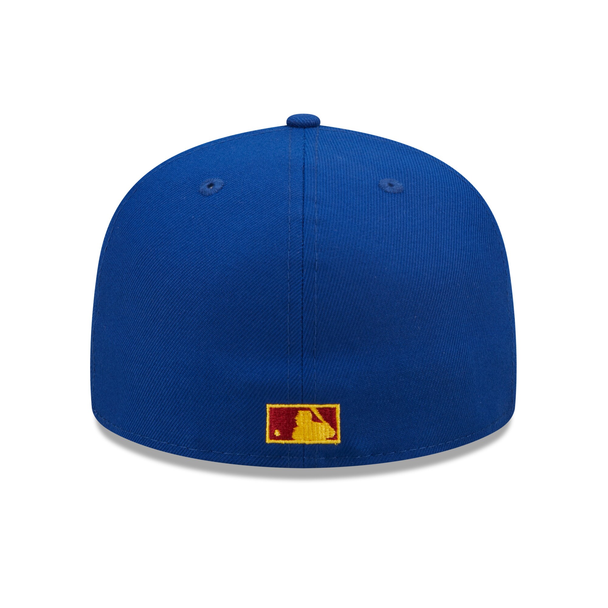 New York Yankees New Era Logo Primary Jewel Gold Undervisor 59FIFTY Fitted Hat - Royal/Red - PersonalJerseys