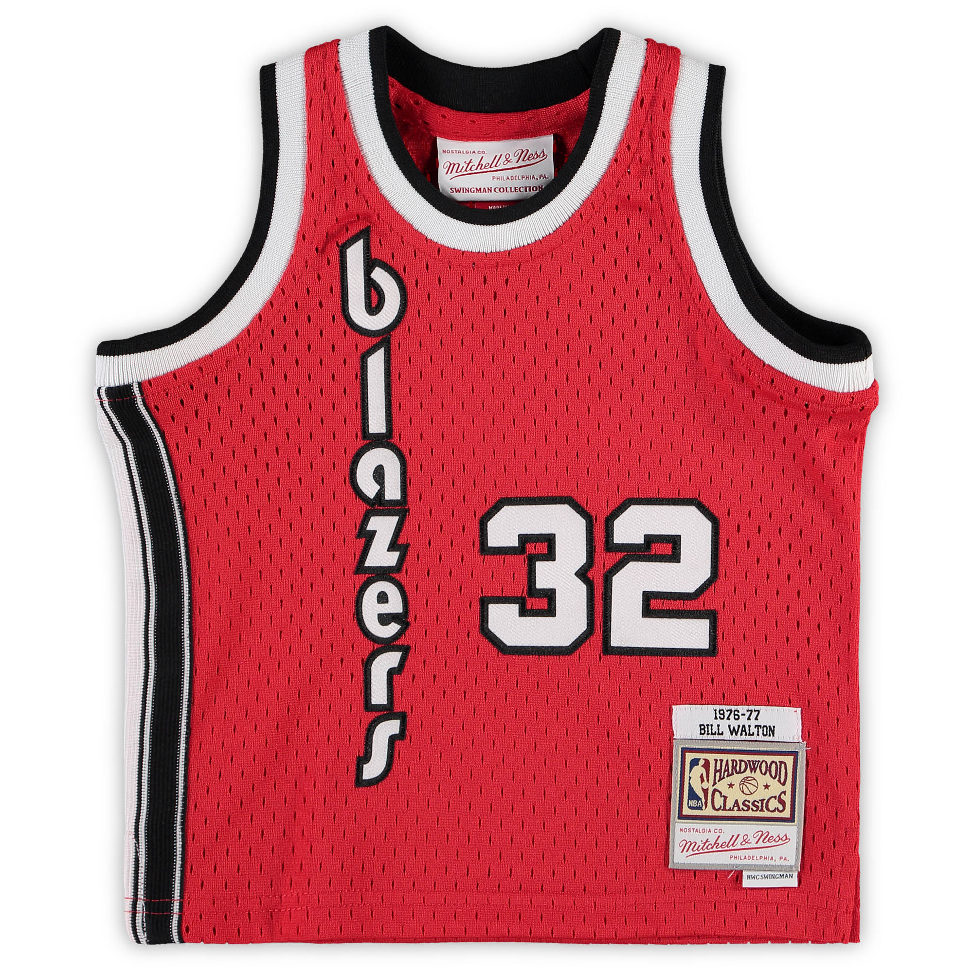 Bill Walton Portland Trail Blazers Mitchell & Ness Infant 1976/77 Hardwood Classics Retired Player Jersey - Red - PersonalJerseys