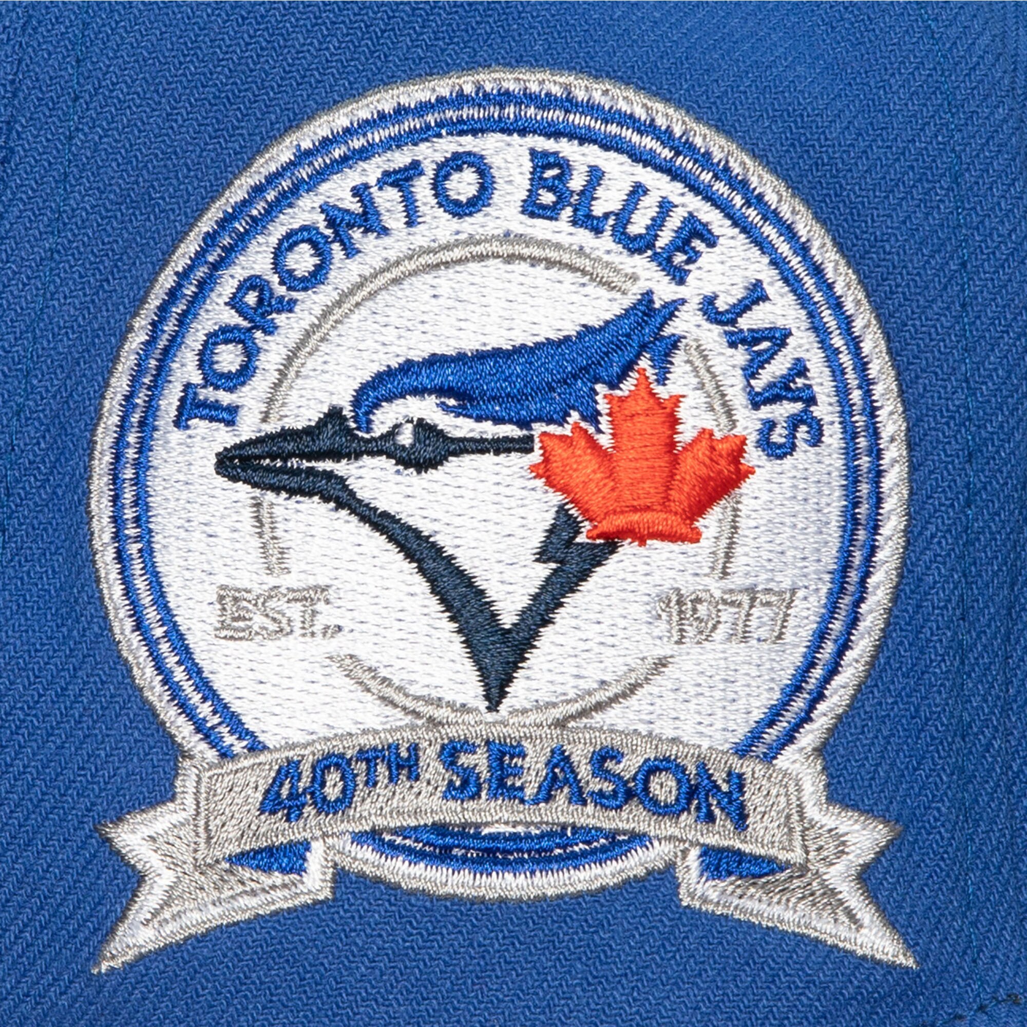 Toronto Blue Jays Mitchell & Ness Bases Loaded Fitted Hat - Royal/ - PersonalJerseys