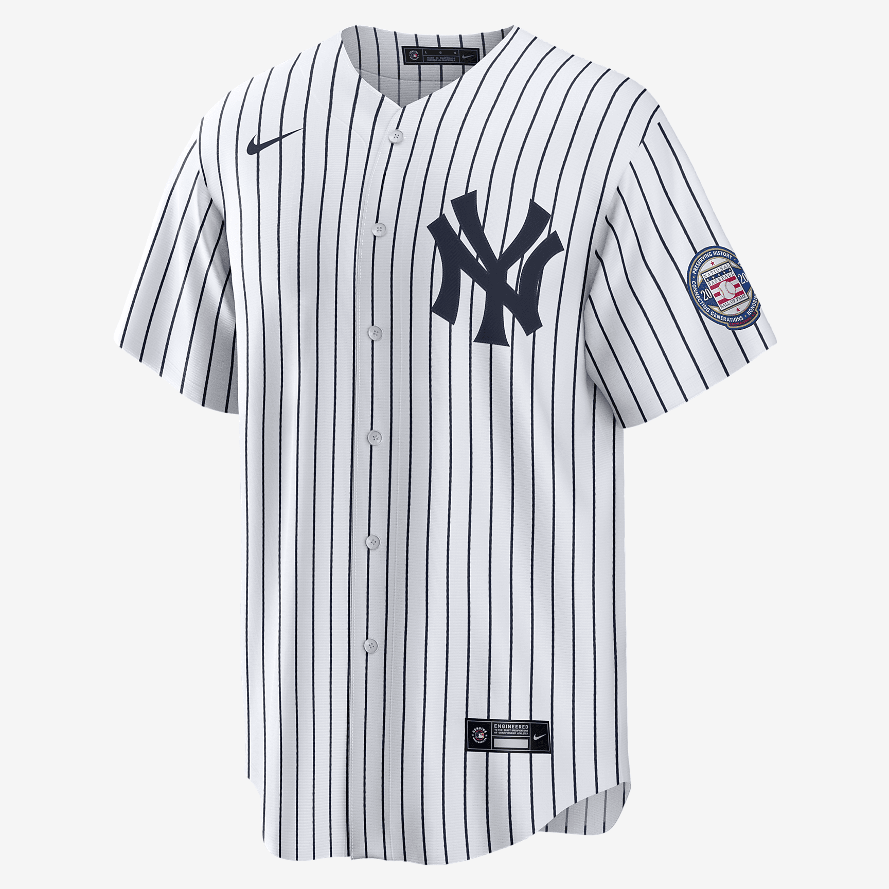 MLB New York Yankees (Derek Jeter) Men's Replica Baseball Jersey - White/Atmosphere Grey - PersonalJerseys