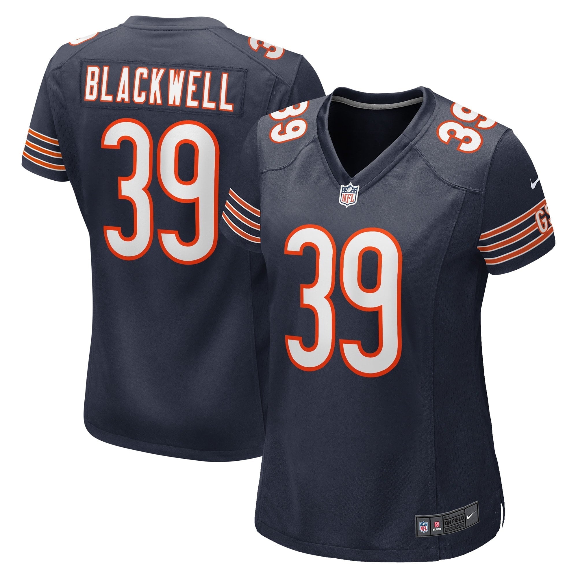 Women's Nike Josh Blackwell Navy Chicago Bears Game Player Jersey - PersonalJerseys