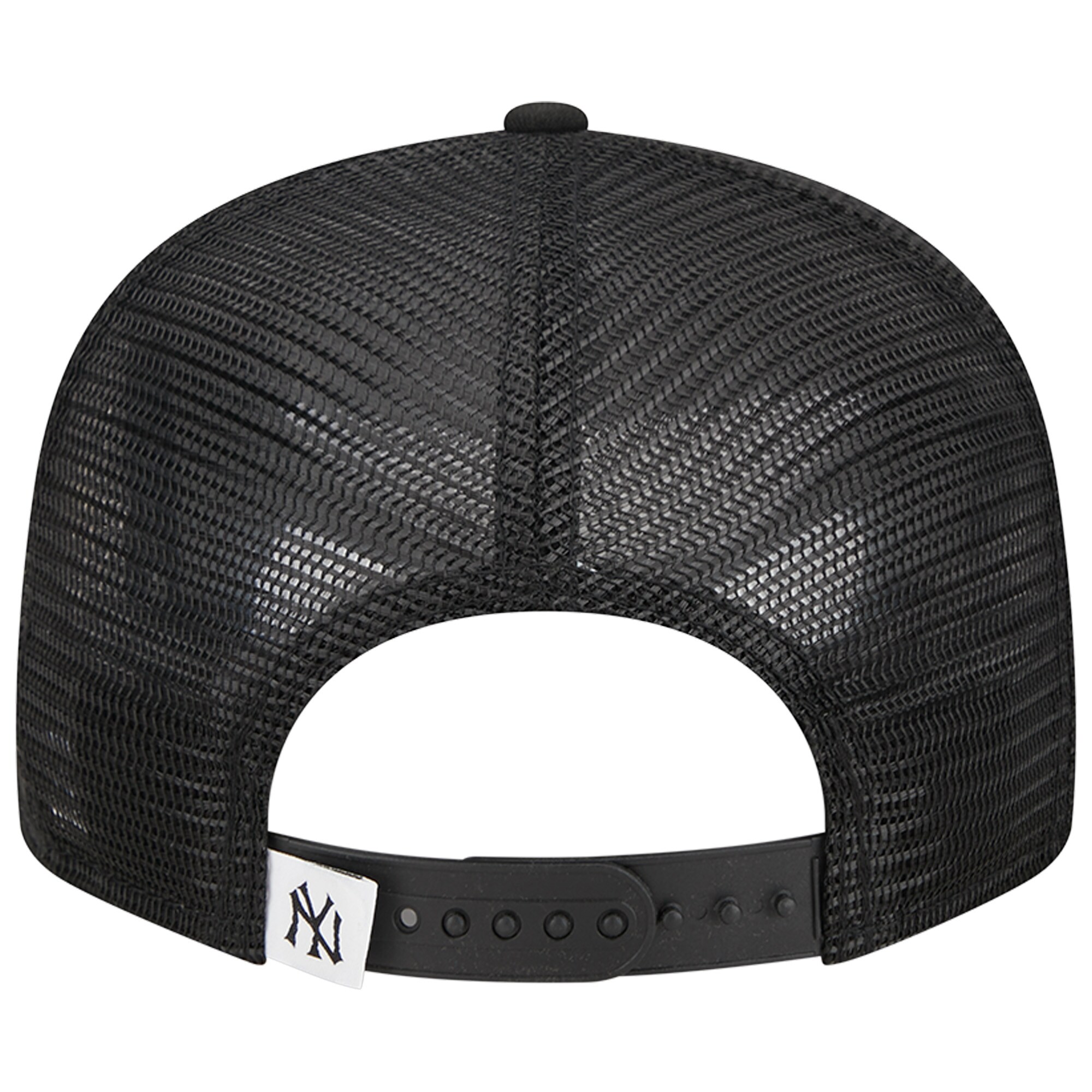 New York Yankees New Era Trucker 9FIFTY Snapback Hat - Black - PersonalJerseys