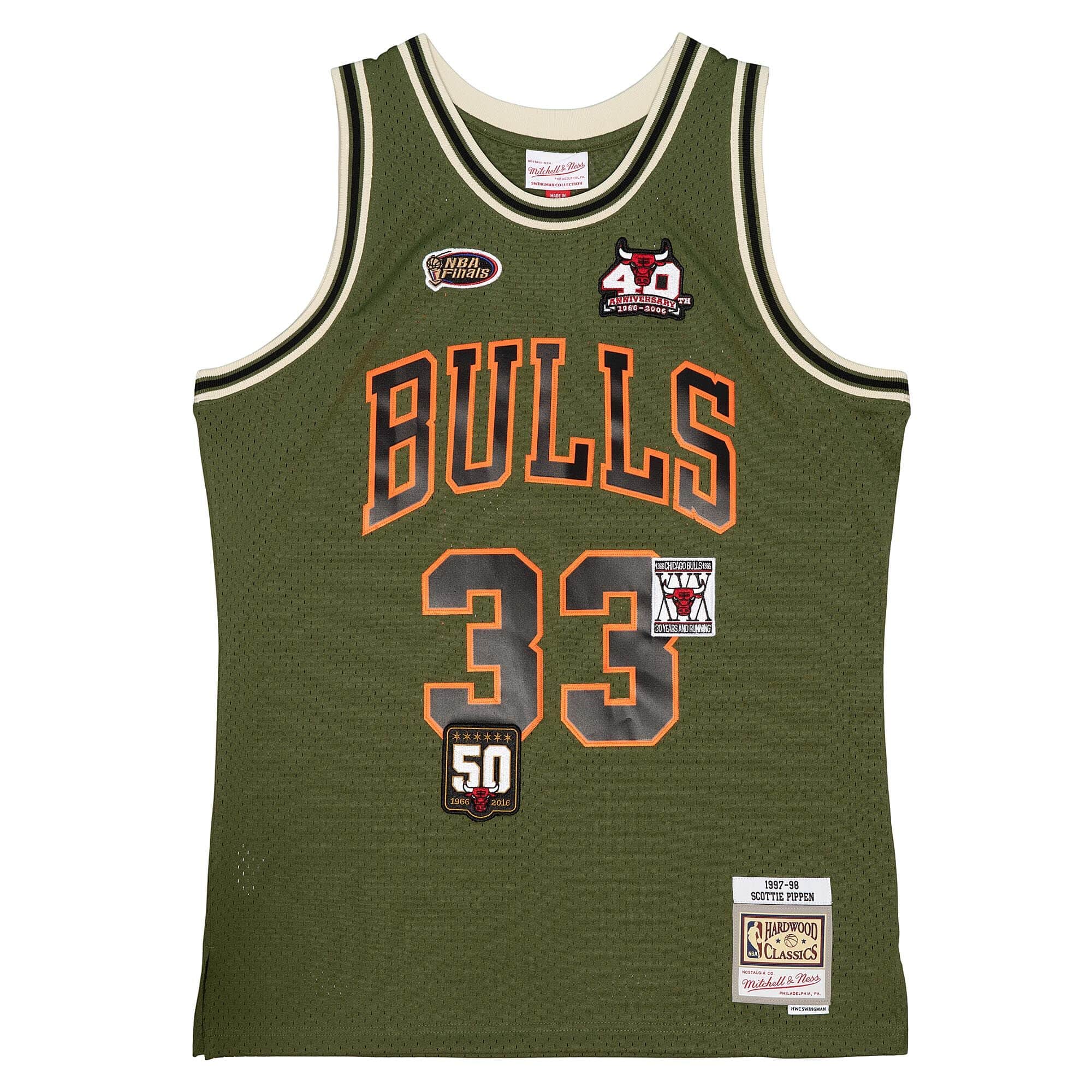 Flight Swingman Scottie Pippen Chicago Bulls 1997-98 Jersey - PersonalJerseys