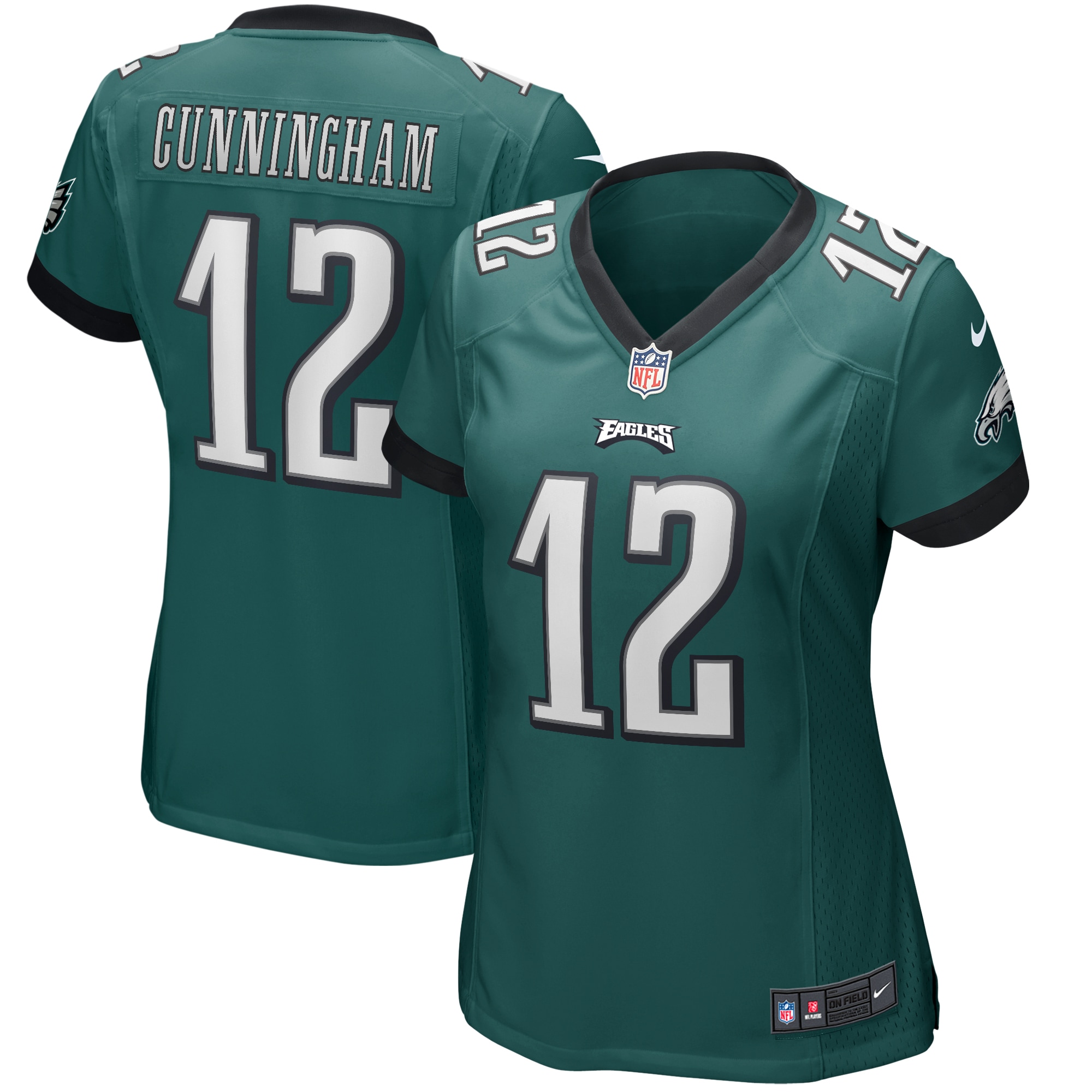 Philadelphia Eagles Randall Cunningham Midnight Green Game Retired Player Jersey for Youth Women Men - Friend Lounge Store - Shop for All Things Jerseys Sports - PersonalJerseys