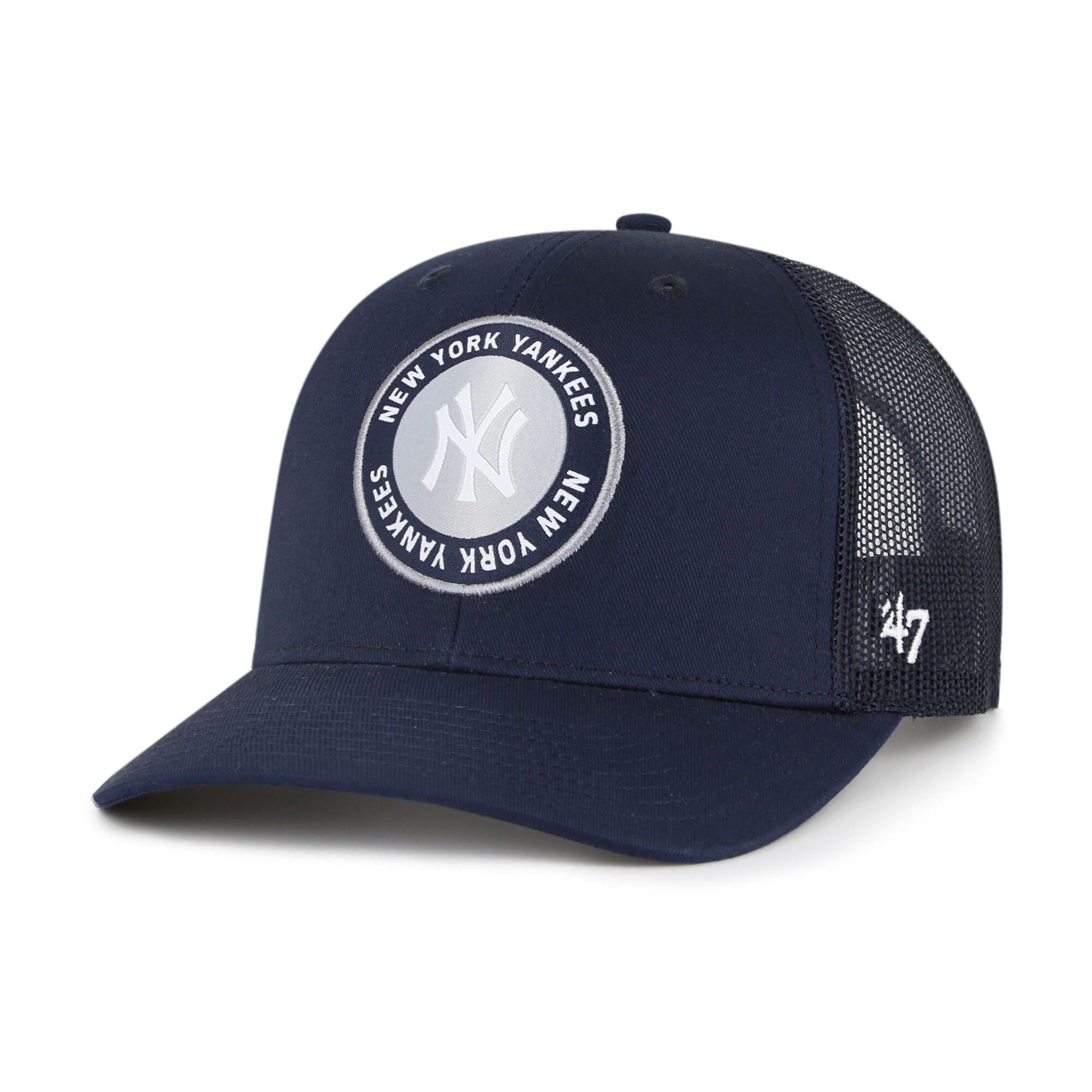New York Yankees '47 Unveil Trucker Adjustable Hat - Navy - PersonalJerseys