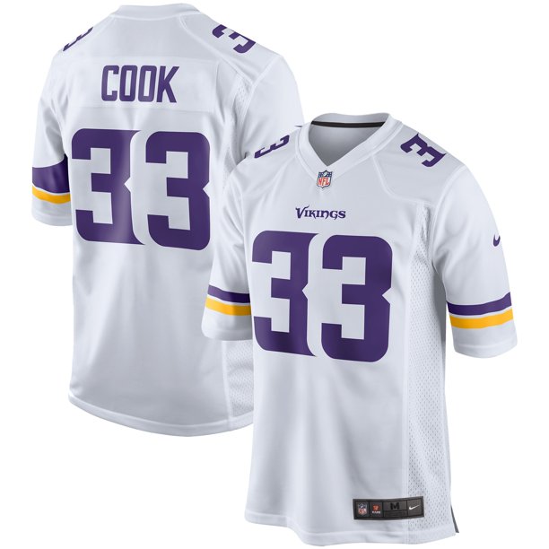 Men's Minnesota Vikings Dalvin Cook Game Jersey White - PersonalJerseys