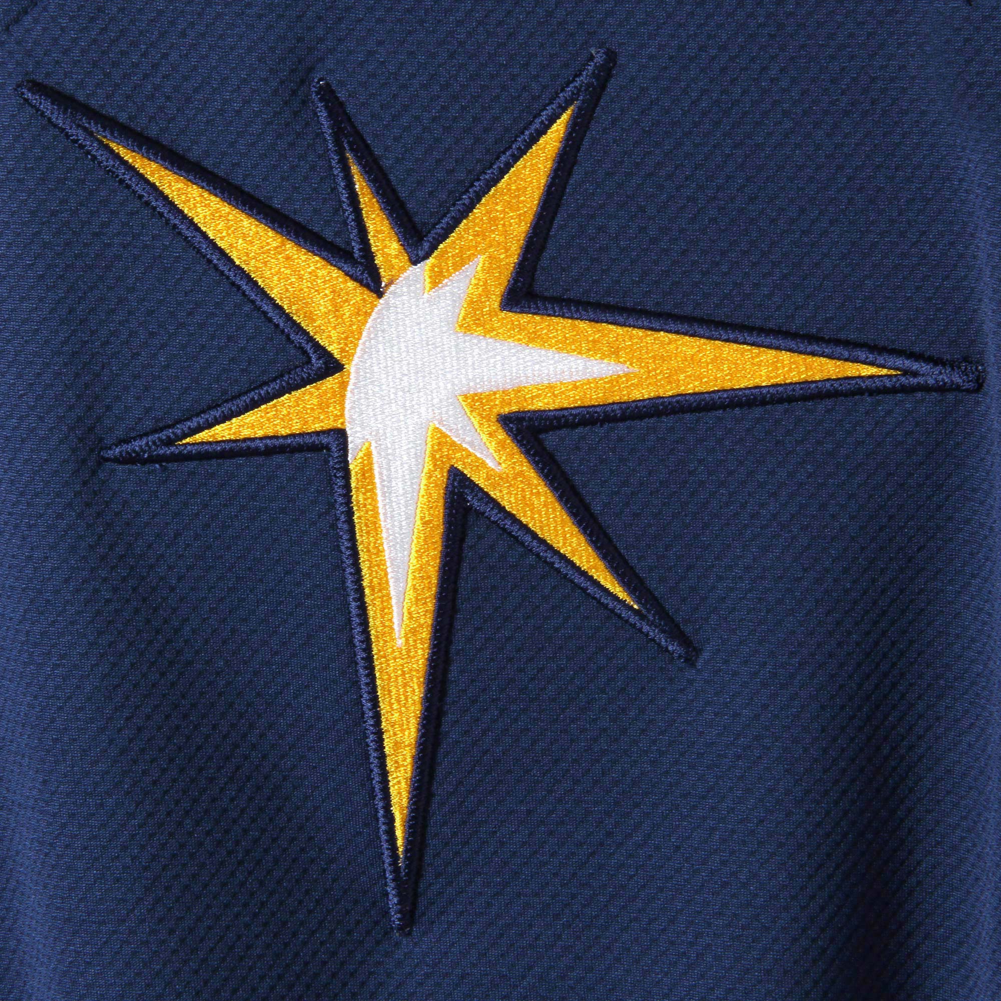 Tampa Bay Rays Majestic Authentic Collection On-Field 3/4-Sleeve Batting Practice Jersey - Navy/Light Blue - PersonalJerseys