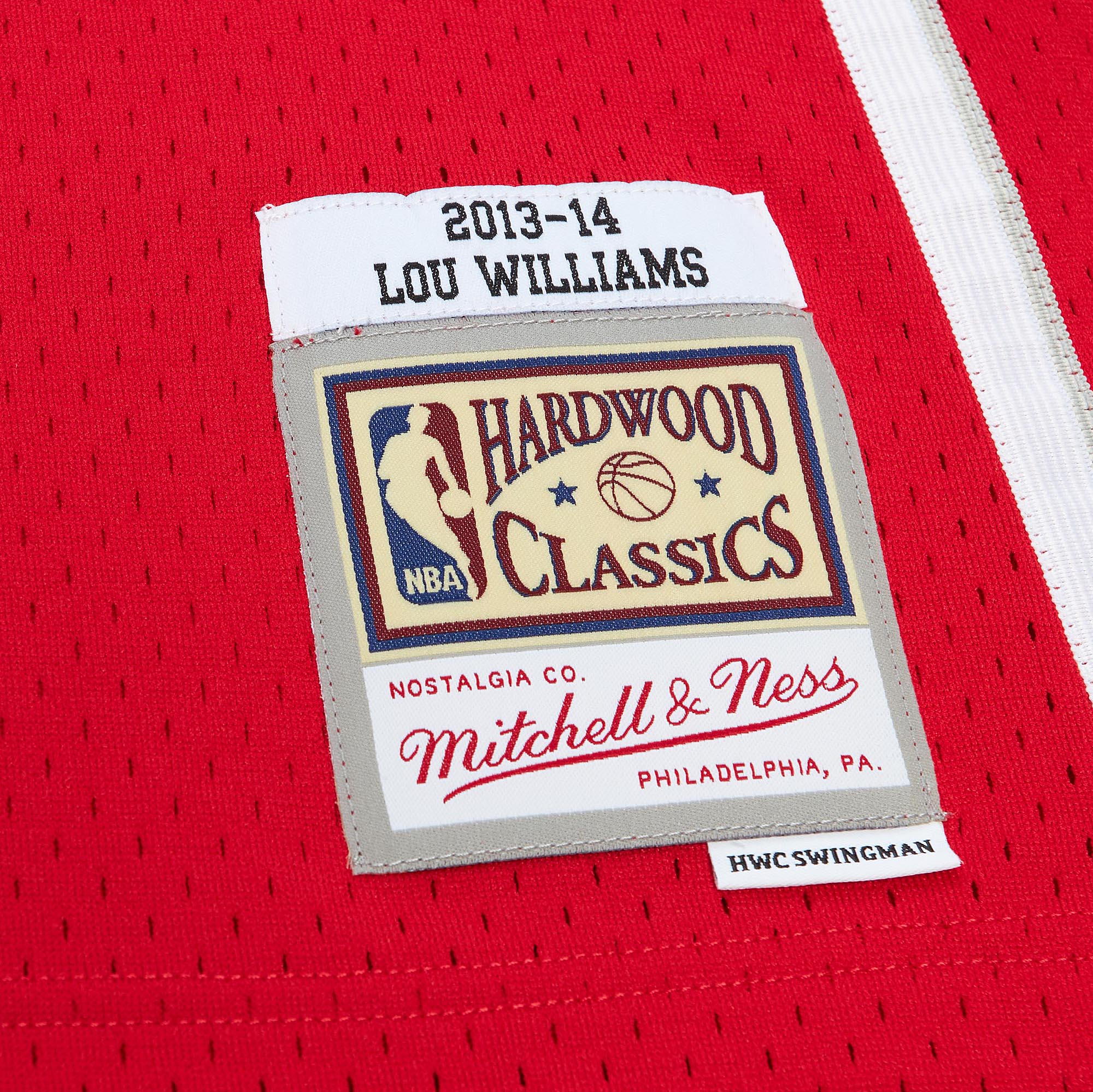 Lou Williams Atlanta Hawks Mitchell &Ness 2001/02 Hardwood Classics Swingman Jersey - Red - PersonalJerseys