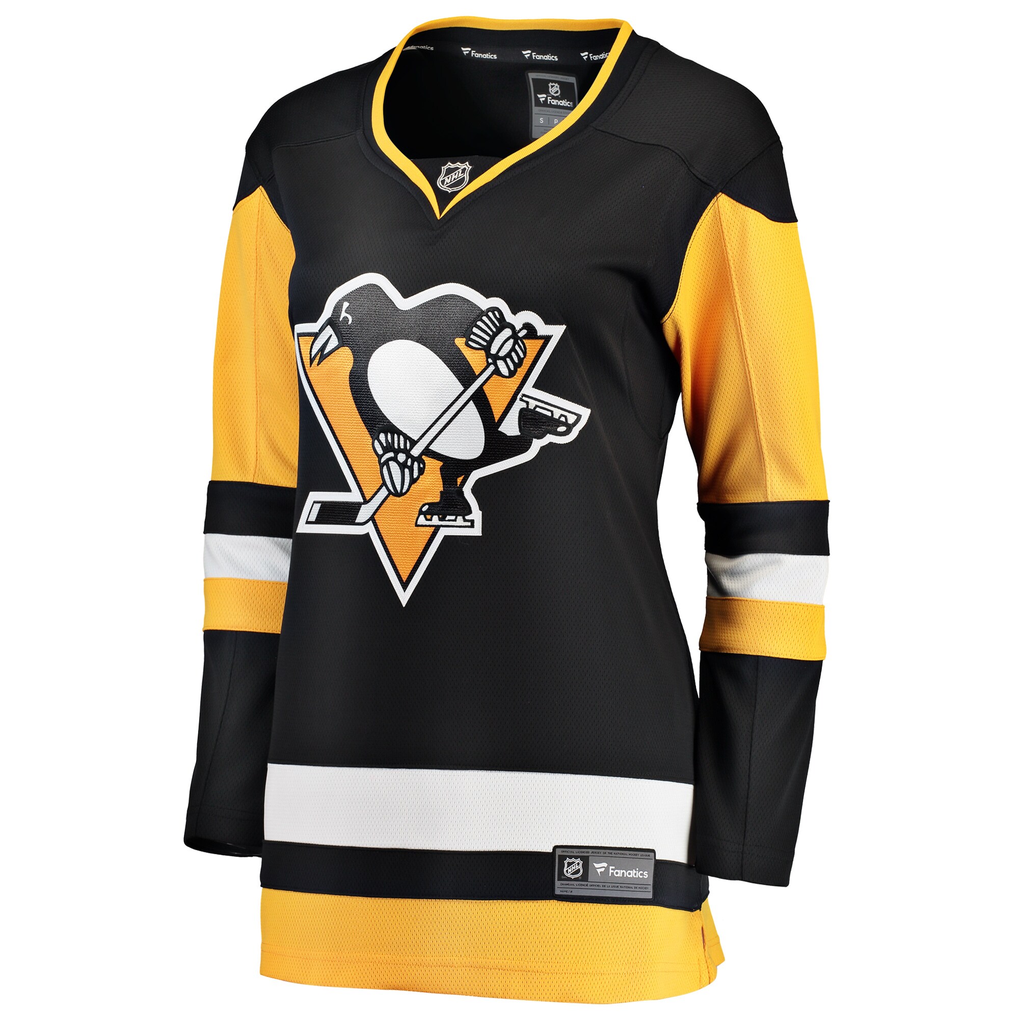 Pittsburgh Penguins Fanatics Branded Women's Breakaway Home Jersey - Black - PersonalJerseys