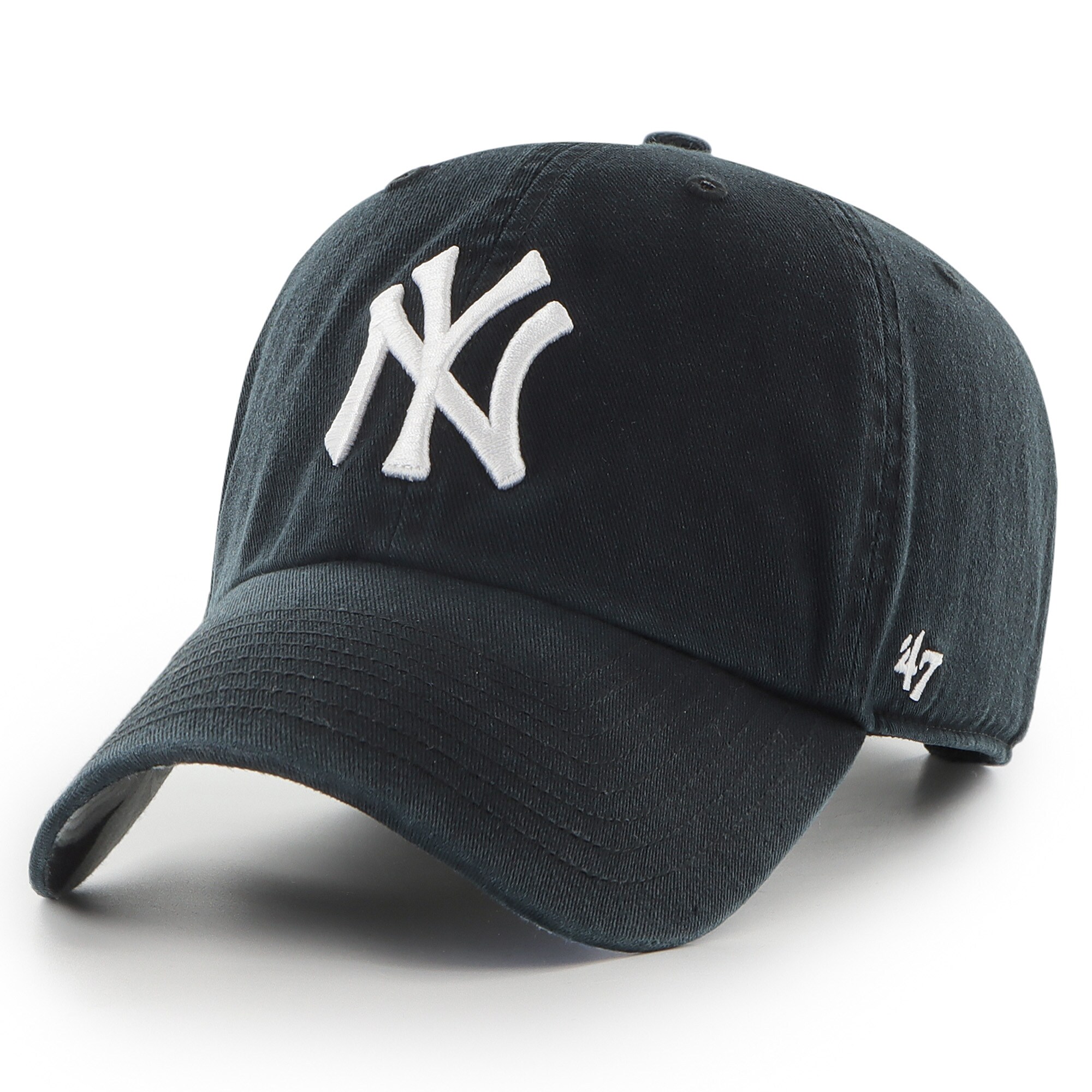 New York Yankees '47 Dark Tropic Clean Up Adjustable Hat - Black - PersonalJerseys