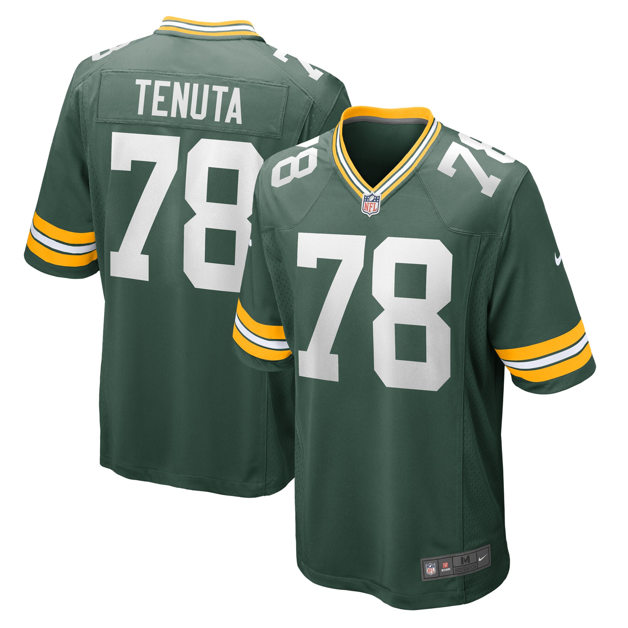 Green Bay Packers Luke Tenuta Green Home Game Player Jersey for Youth Women Men - Friend Lounge Store - Shop for All Things Jerseys Sports - PersonalJerseys