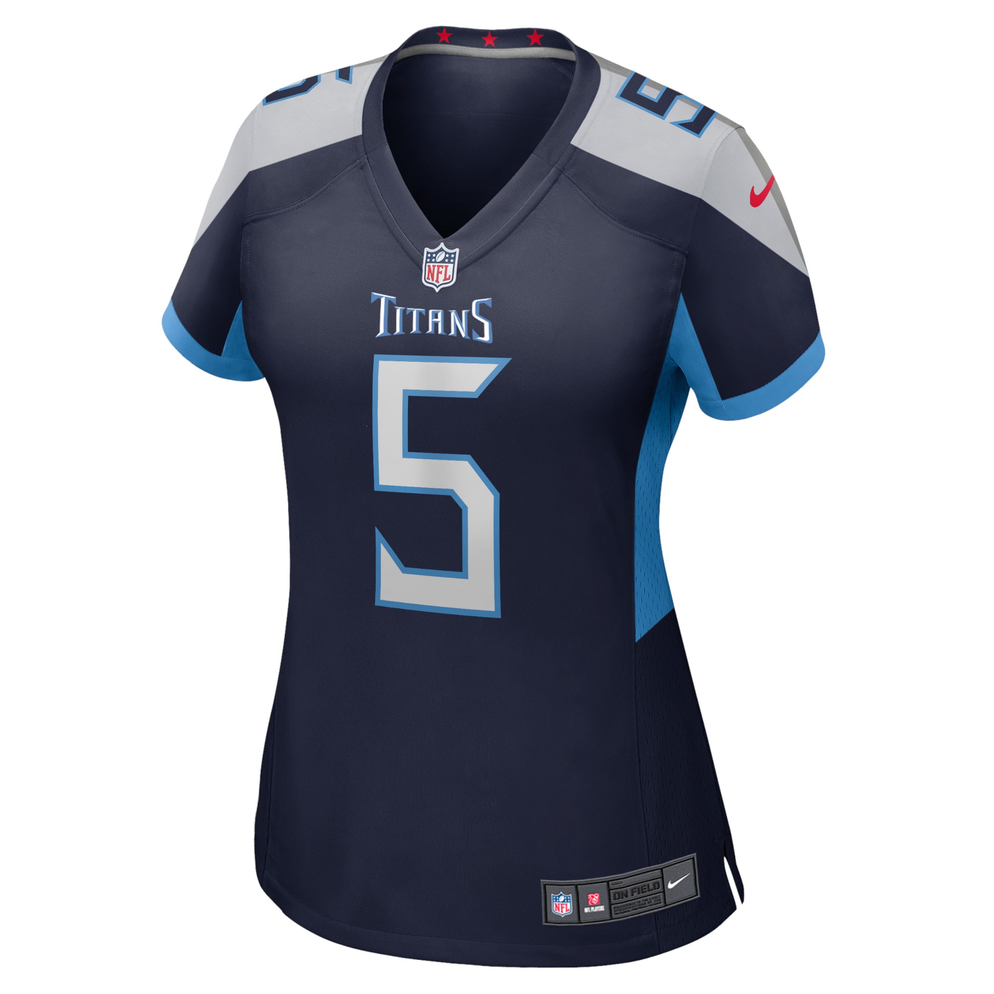 Kevin Hogan Tennessee Titans Nike Women's Home Game Player Jersey - Navy - PersonalJerseys