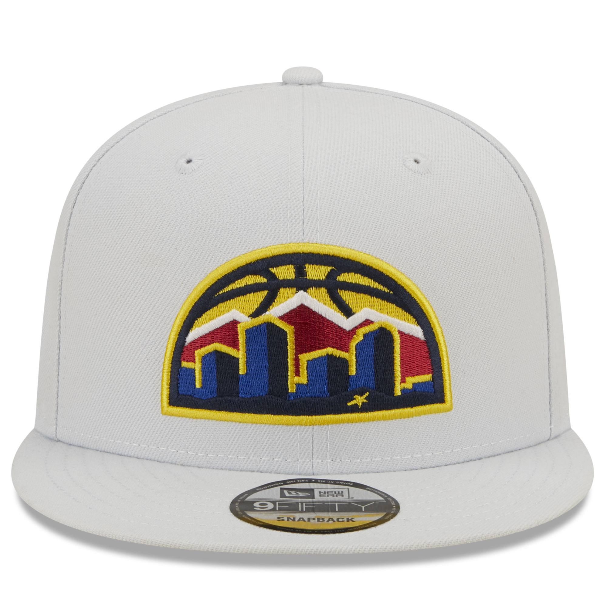 Denver Nuggets New Era 2022/23 City Edition Official 9FIFTY Snapback Adjustable Hat - Gray - PersonalJerseys