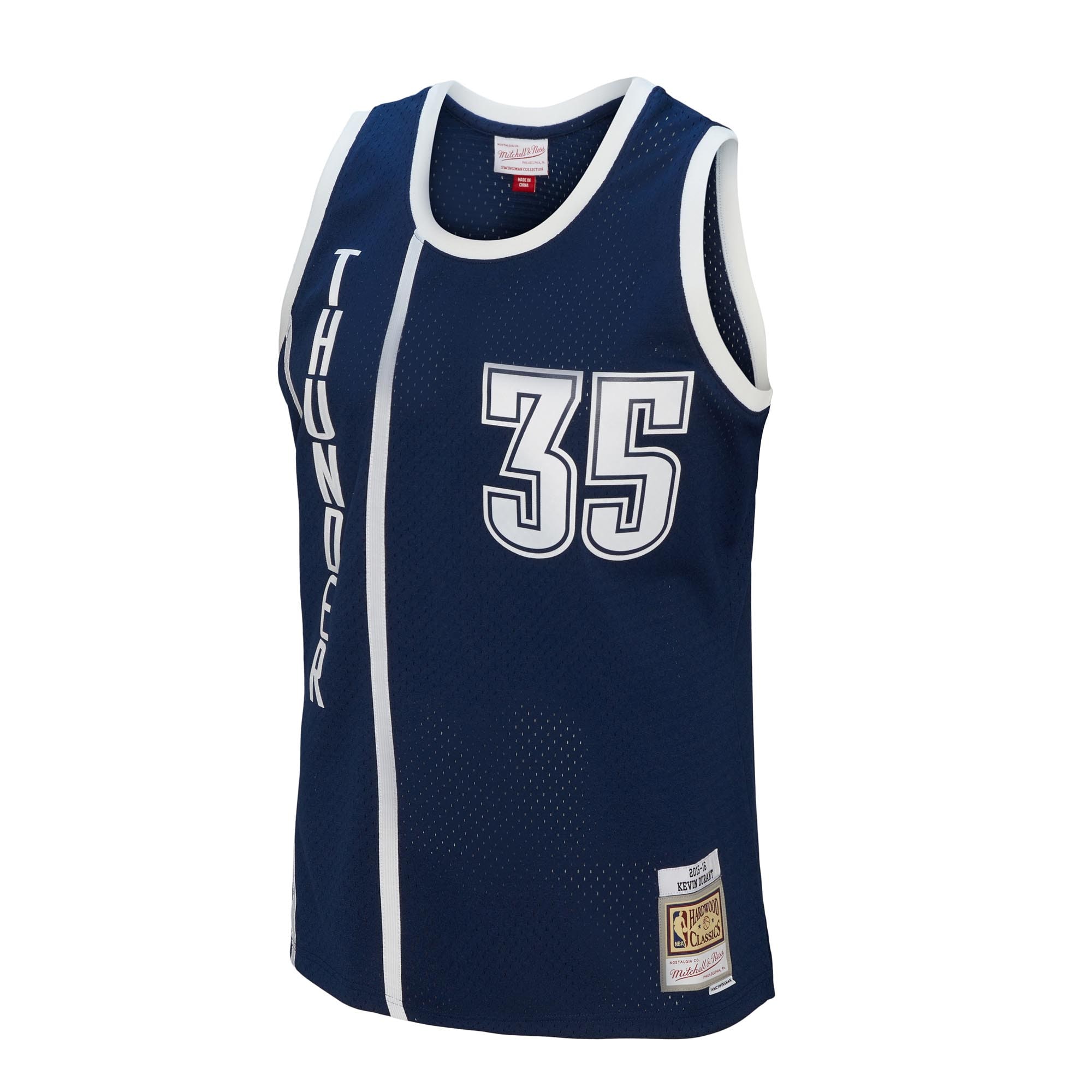 Kevin Durant Oklahoma City Thunder Mitchell & Ness 2015/16 Swingman Jersey - Blue - PersonalJerseys