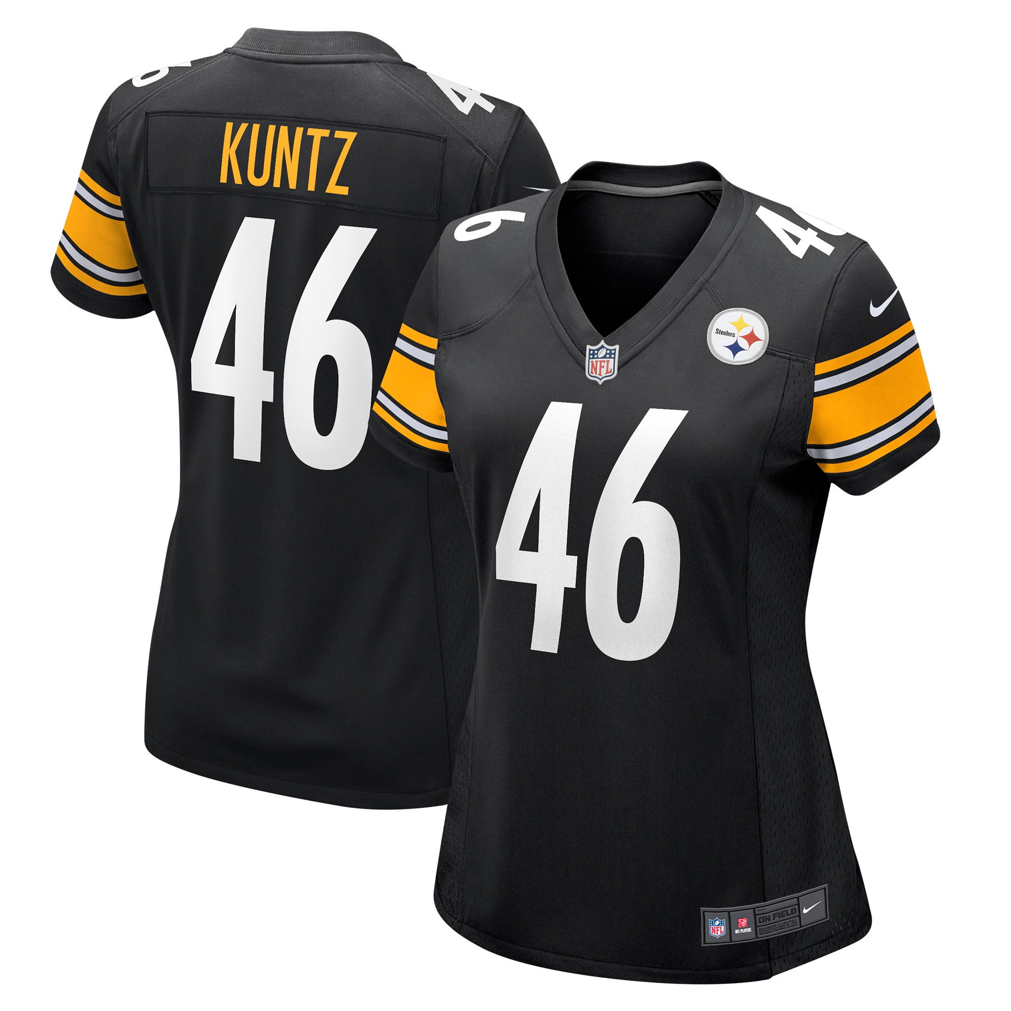 Christian Kuntz Pittsburgh Steelers Nike Women's Game Jersey - Black - PersonalJerseys
