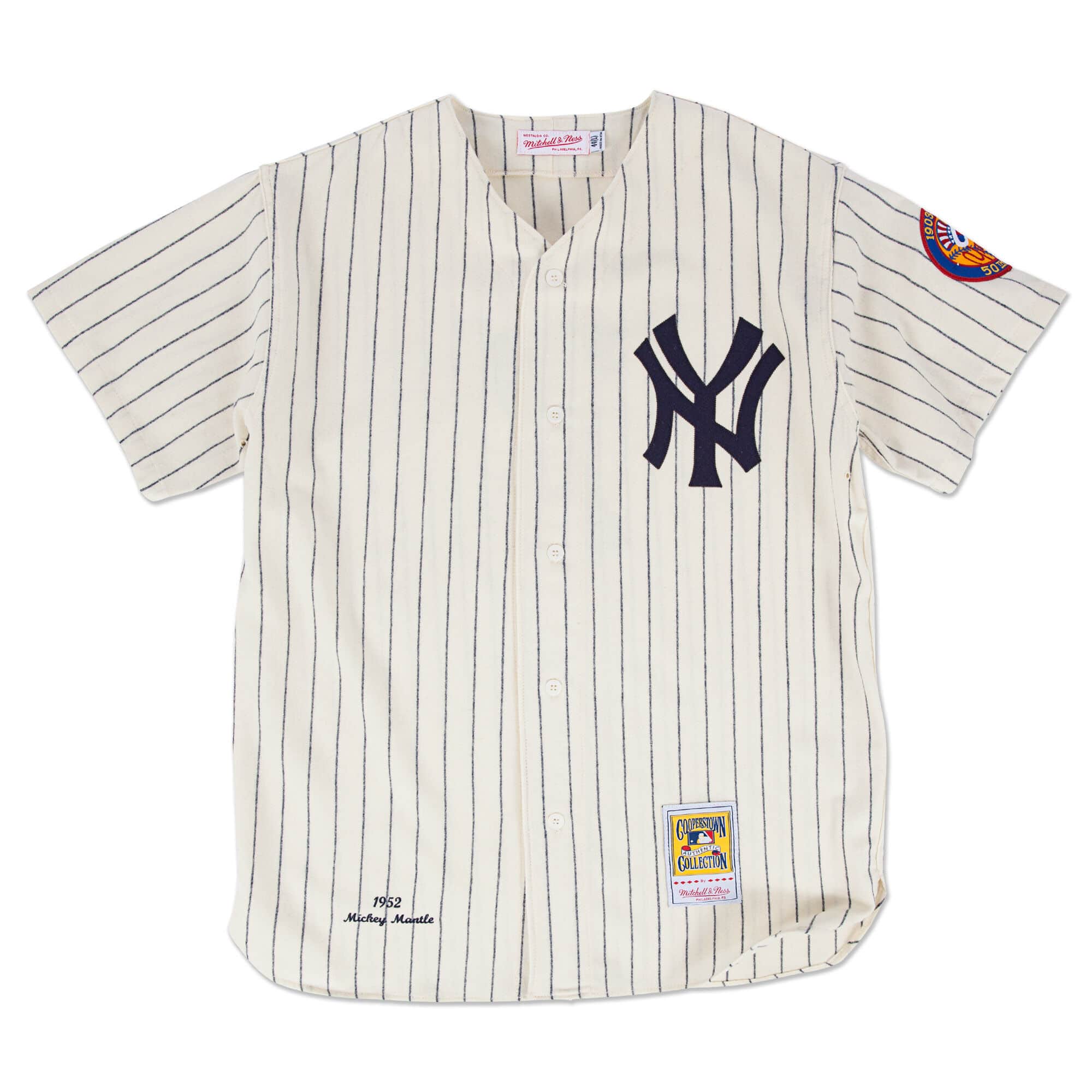 Authentic Jersey New York Yankees Home 1952 Mickey Mantle - PersonalJerseys