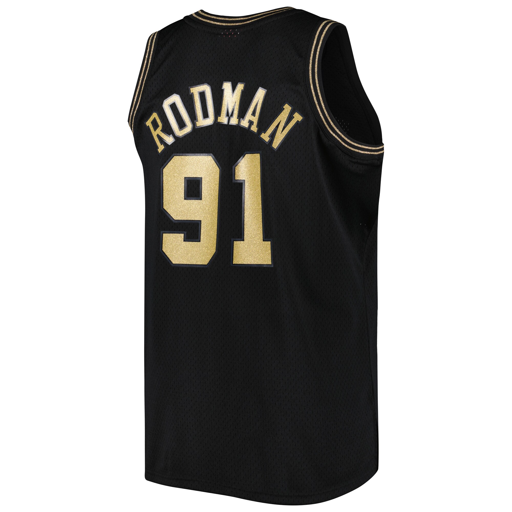 Dennis Rodman Chicago Bulls Mitchell &Ness Team Big &Tall Hardwood Classics 1997/98 Swingman Jersey - Black - PersonalJerseys