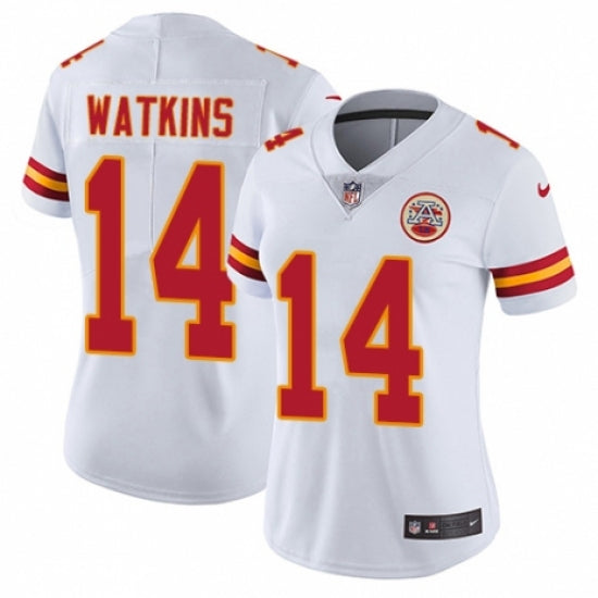 Women's Kansas City Chiefs Sammy Watkins Limited Player Jersey White - PersonalJerseys