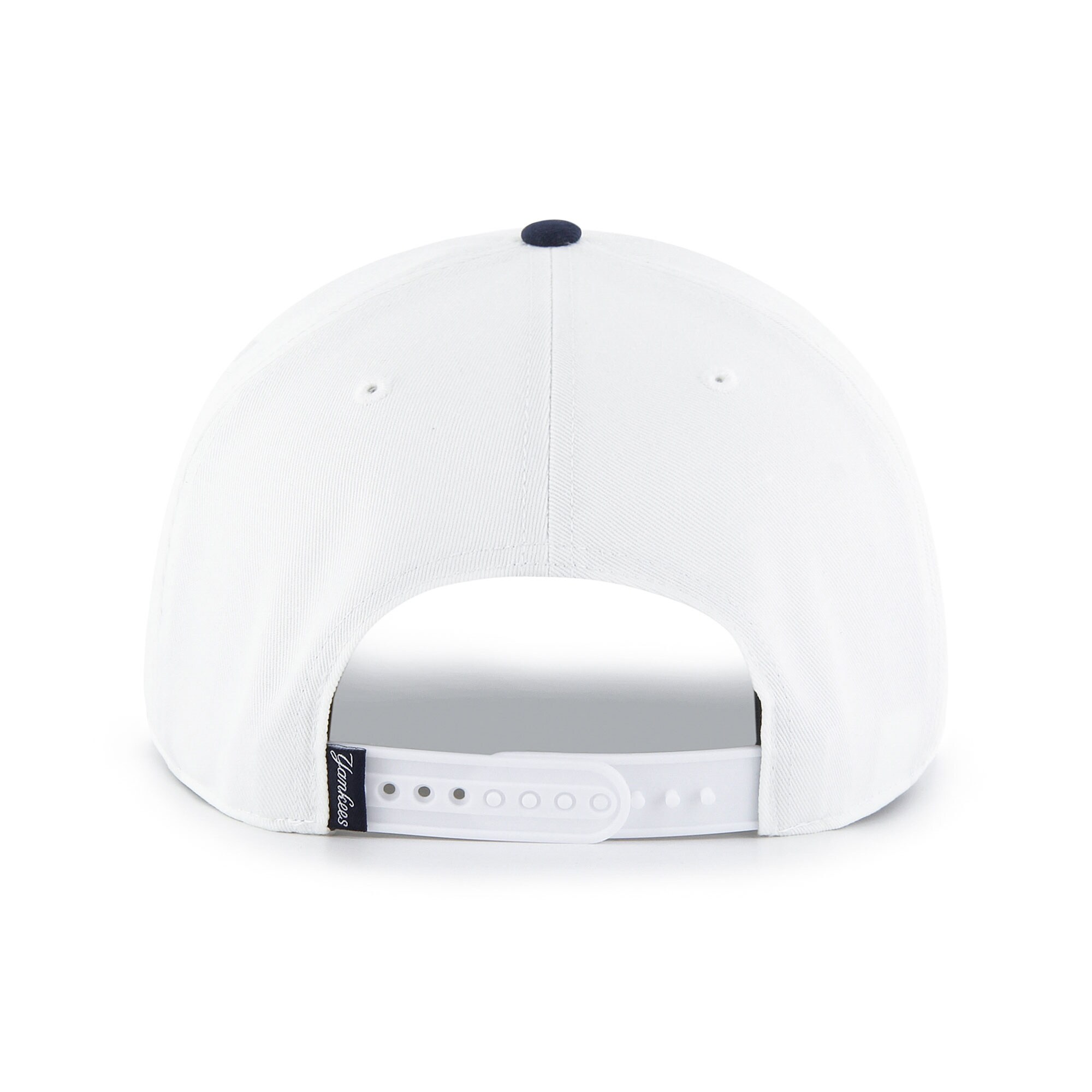 New York Yankees '47 Flag Script Hitch Snapback Hat - White - PersonalJerseys