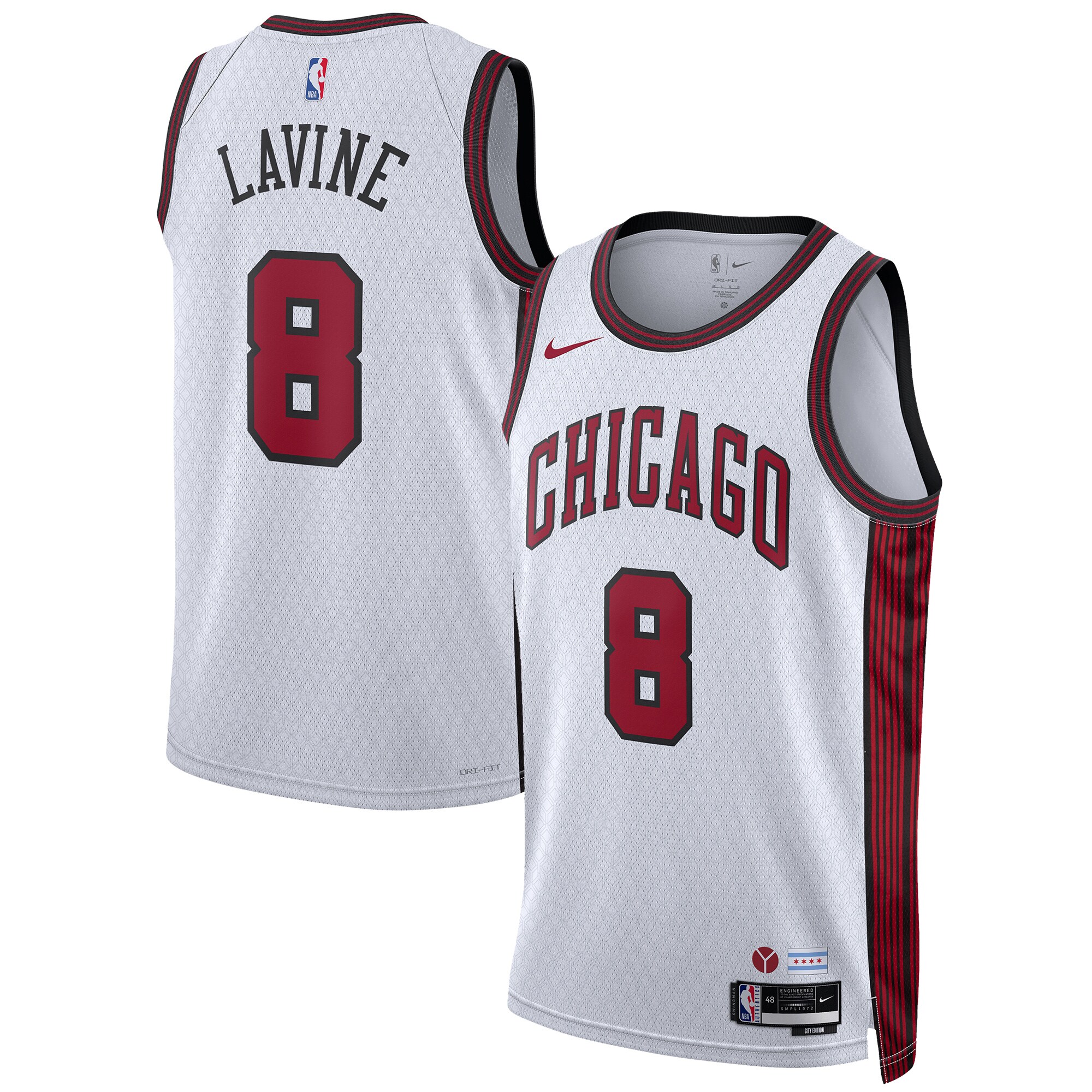 Zach LaVine Chicago Bulls Nike Unisex 2022/23 Swingman Jersey - City Edition - White - PersonalJerseys