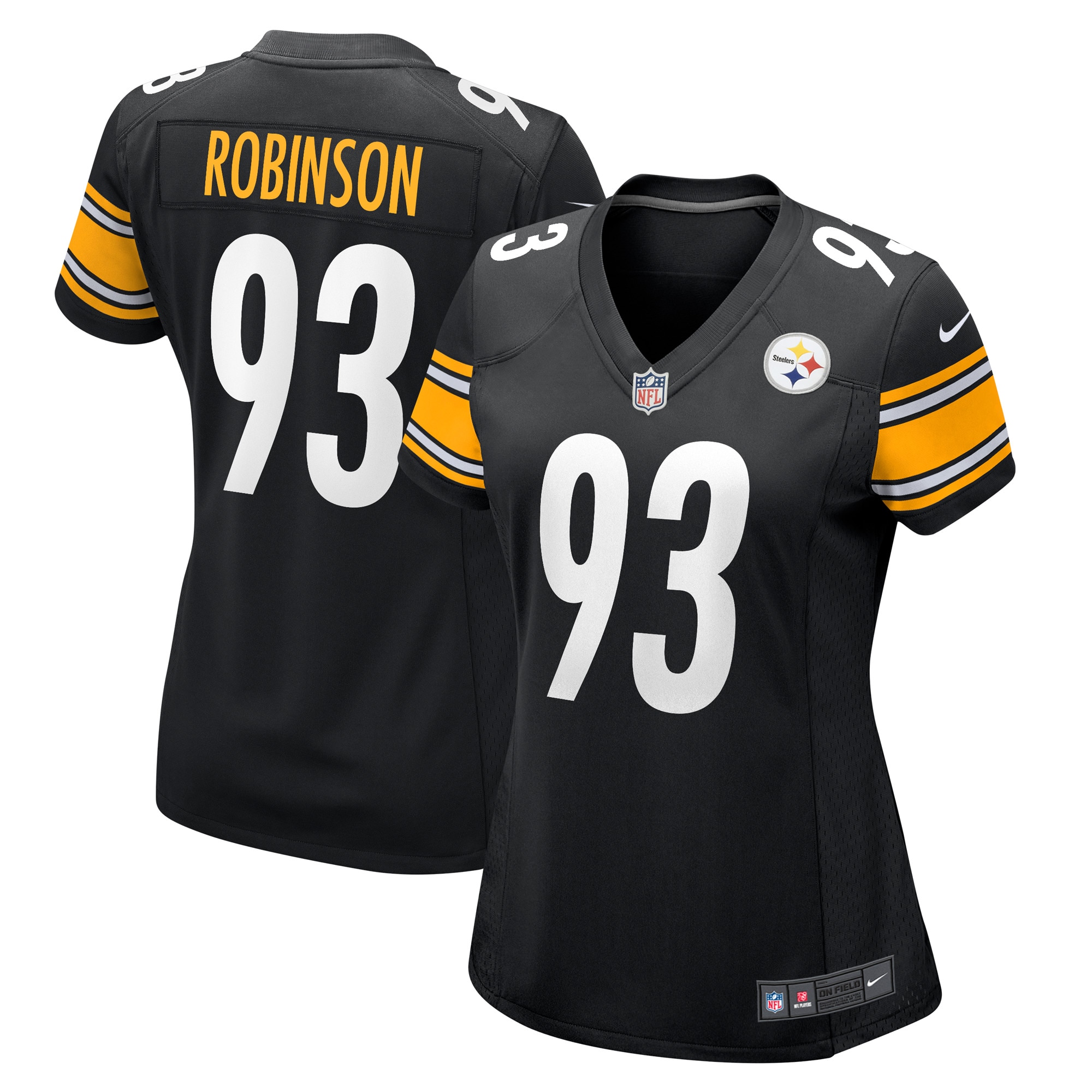 Mark Robinson Pittsburgh Steelers Nike Women's Game Player Jersey - Black - PersonalJerseys