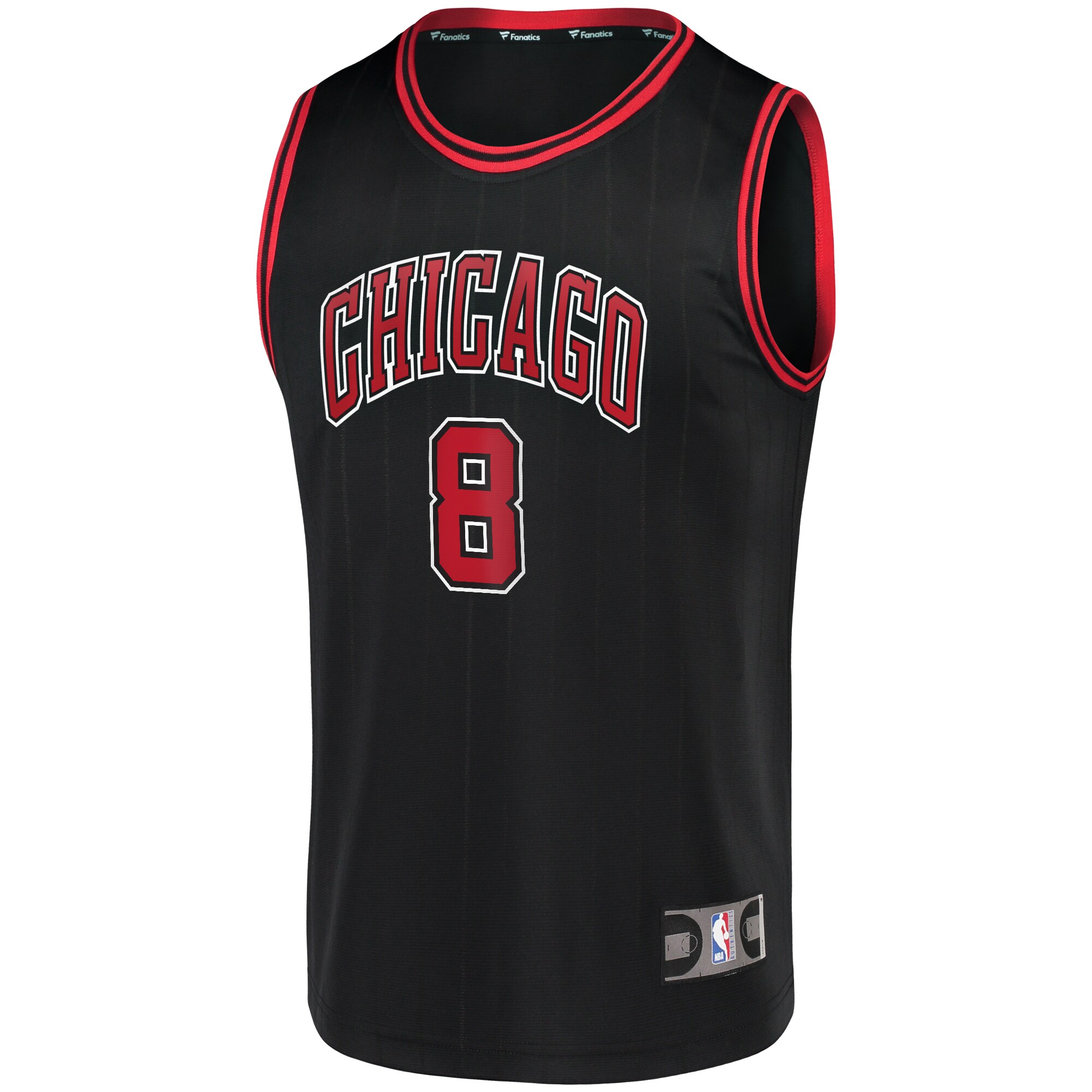 Zach LaVine Chicago Bulls Fanatics Branded Fast Break Team Replica Jersey Black - Statement Edition - PersonalJerseys