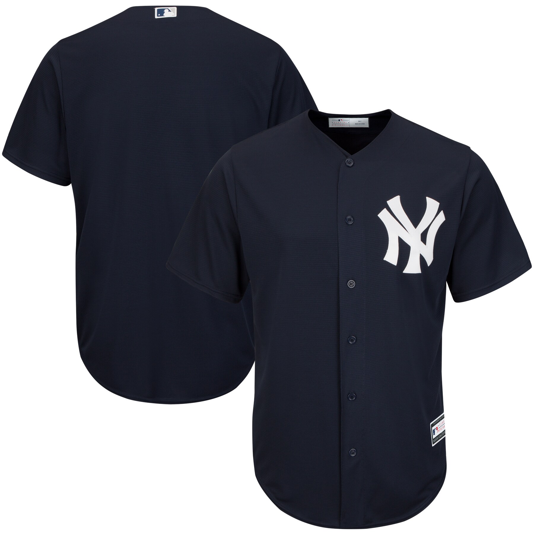 New York Yankees Big & Tall Replica Team Jersey - Navy - PersonalJerseys