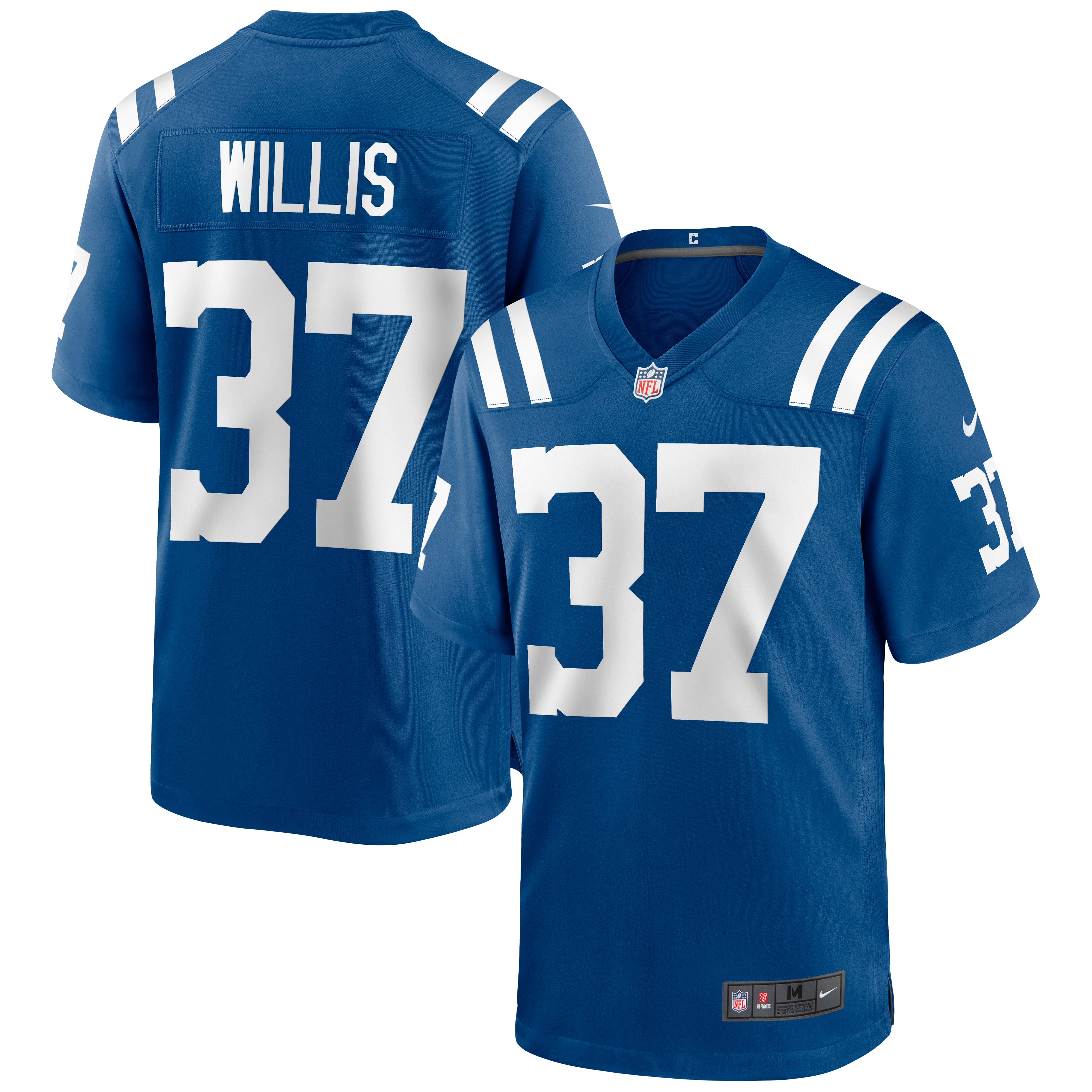 Indianapolis Colts Khari Willis Royal Game Jersey for Youth Women Men - Friend Lounge Store - Shop for All Things Jerseys Sports - PersonalJerseys