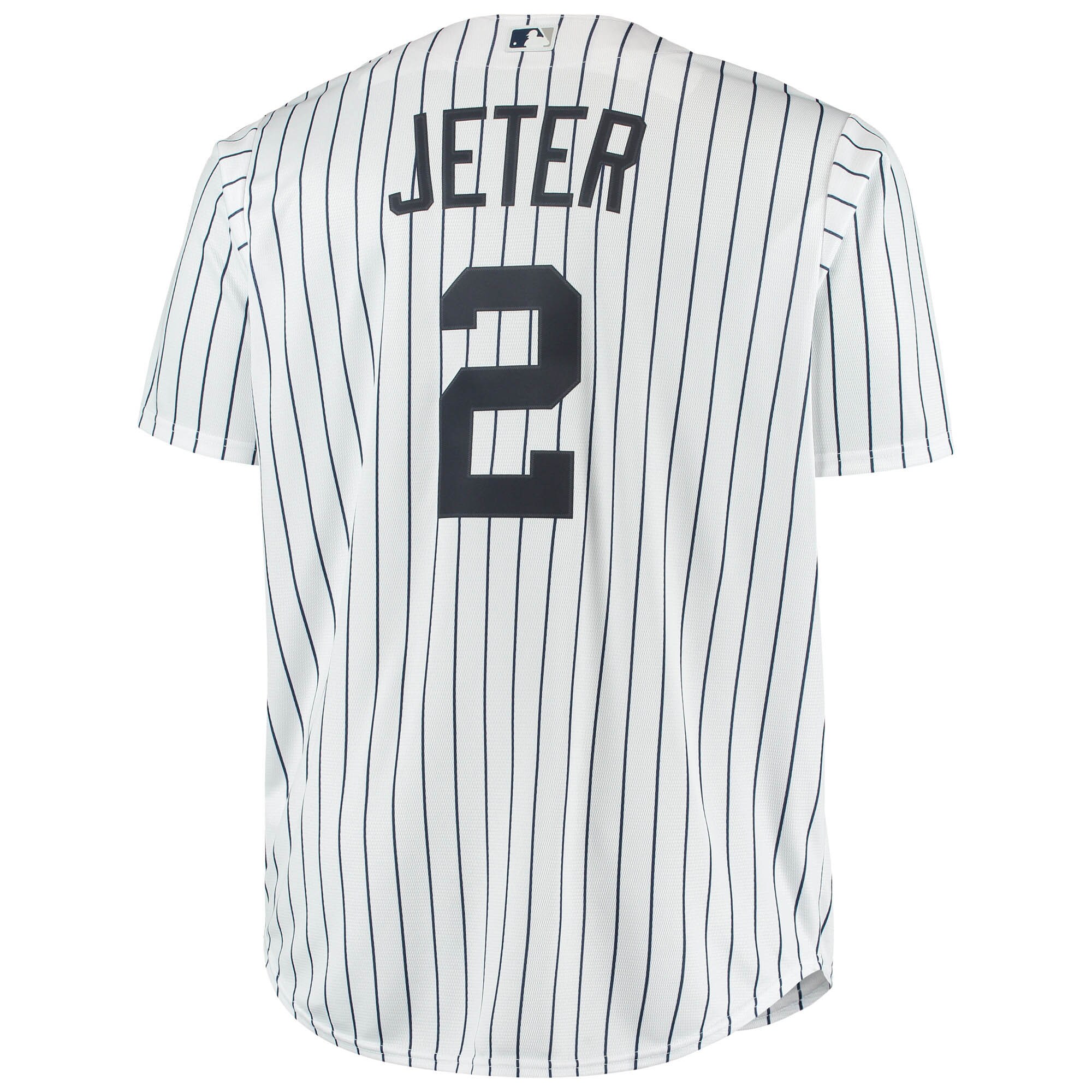 Derek Jeter New York Yankees Big & Tall Replica Player Jersey - White - PersonalJerseys
