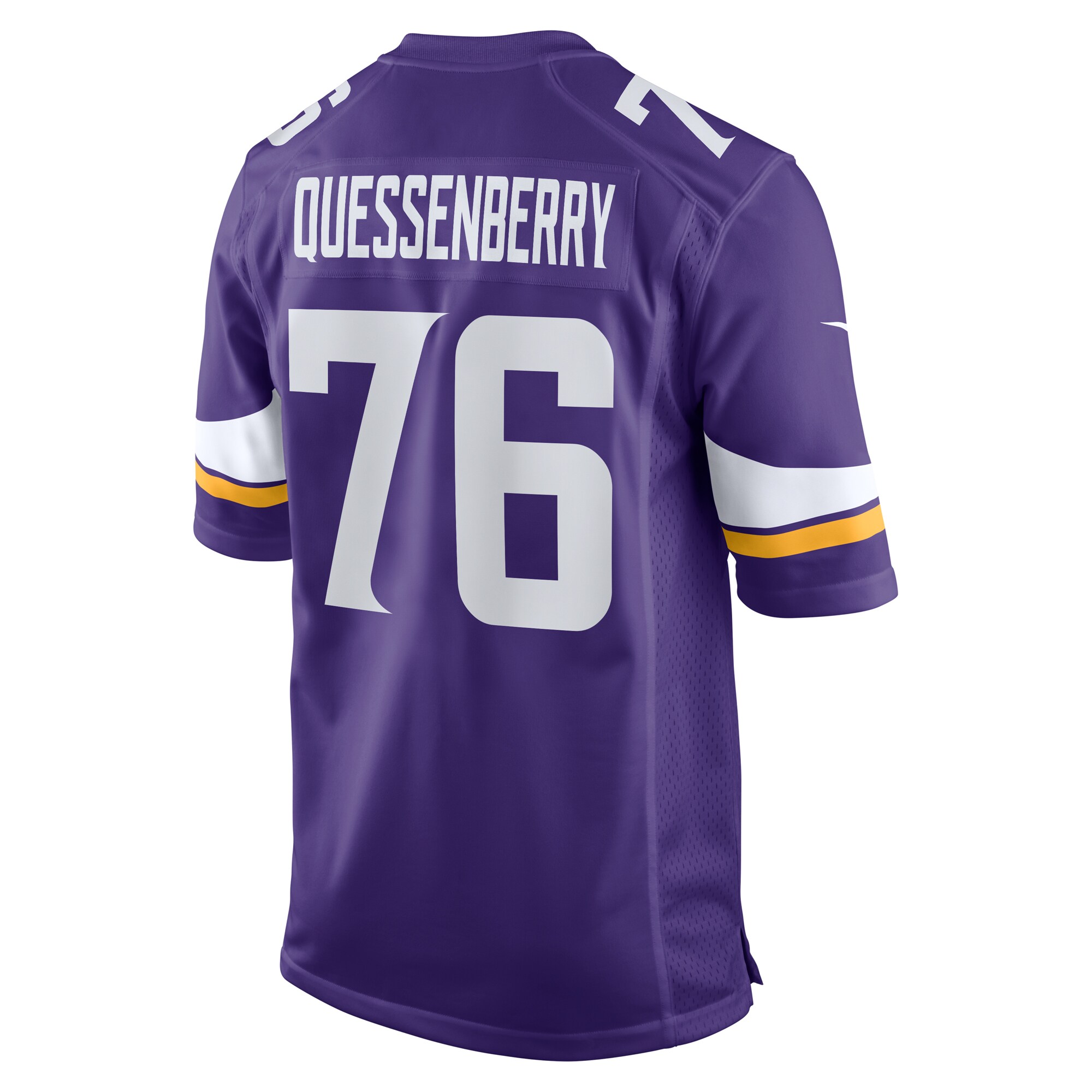David Quessenberry Minnesota Vikings Nike Team Game Jersey -  Purple - PersonalJerseys