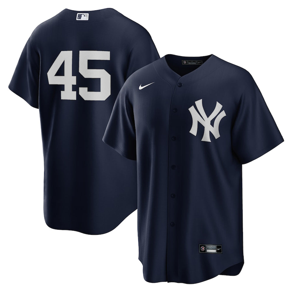 Men's New York Yankees Gerrit Cole Cool Base Replica Alternate Jersey - Navy - PersonalJerseys