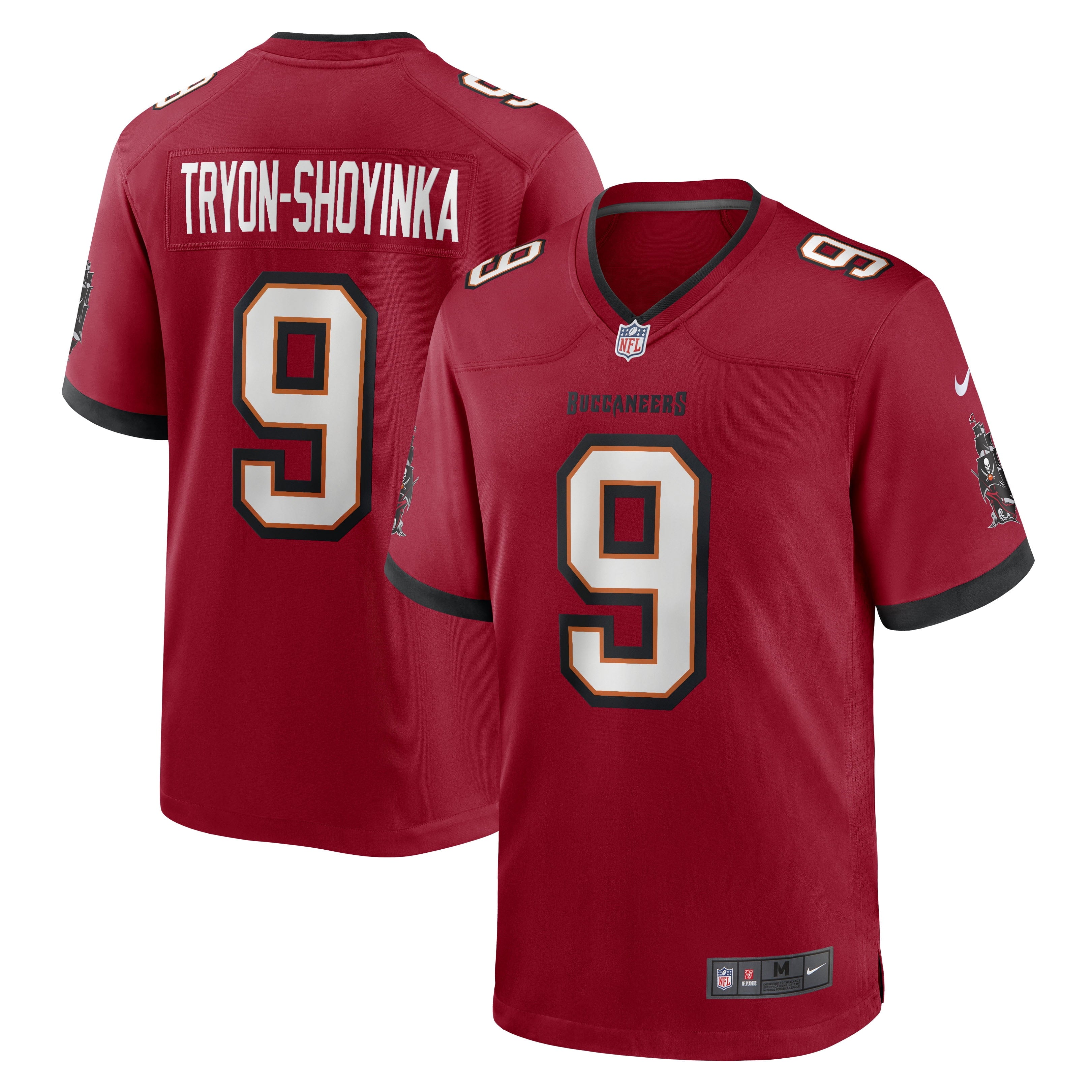 Men's Nike Joe Tryon-Shoyinka Red Tampa Bay Buccaneers Game Jersey - PersonalJerseys