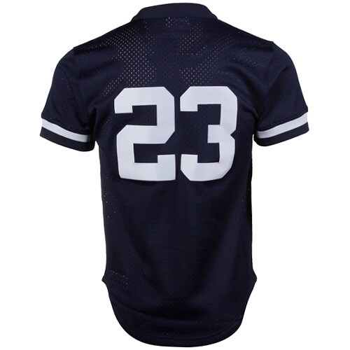Don Mattingly New York Yankees Mitchell & Ness 1995 Authentic Cooperstown Collection Mesh Batting Practice Jersey - Navy - PersonalJerseys