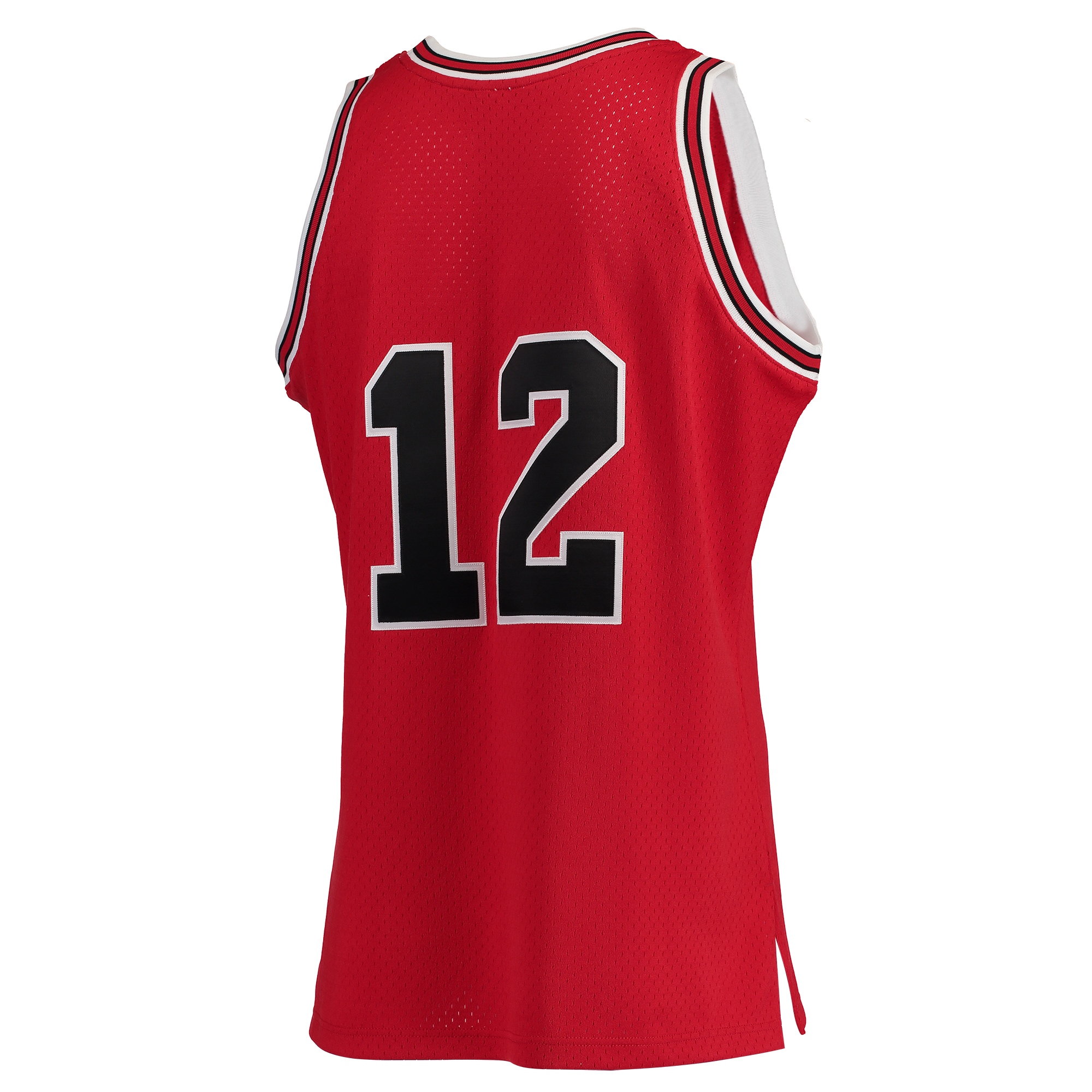Michael Jordans Chicago Bulls Mitchell &Ness Hardwood Classics #12 Authentic Jersey - Red - PersonalJerseys