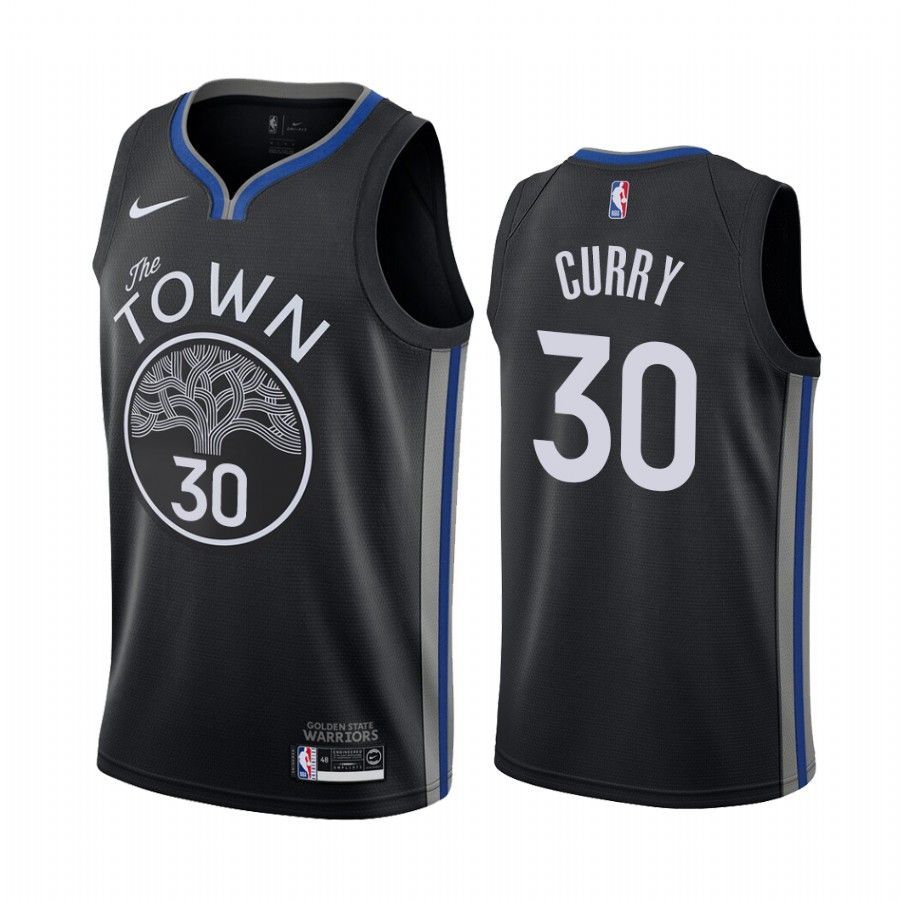 Golden State Warriors Stephen Curry Black 2019-20 City Jersey - Friend Lounge Store - Shop for All Things Jerseys Sports - PersonalJerseys