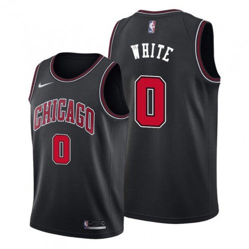 Men's Chicago Bulls Coby White Statement Jersey Black - PersonalJerseys